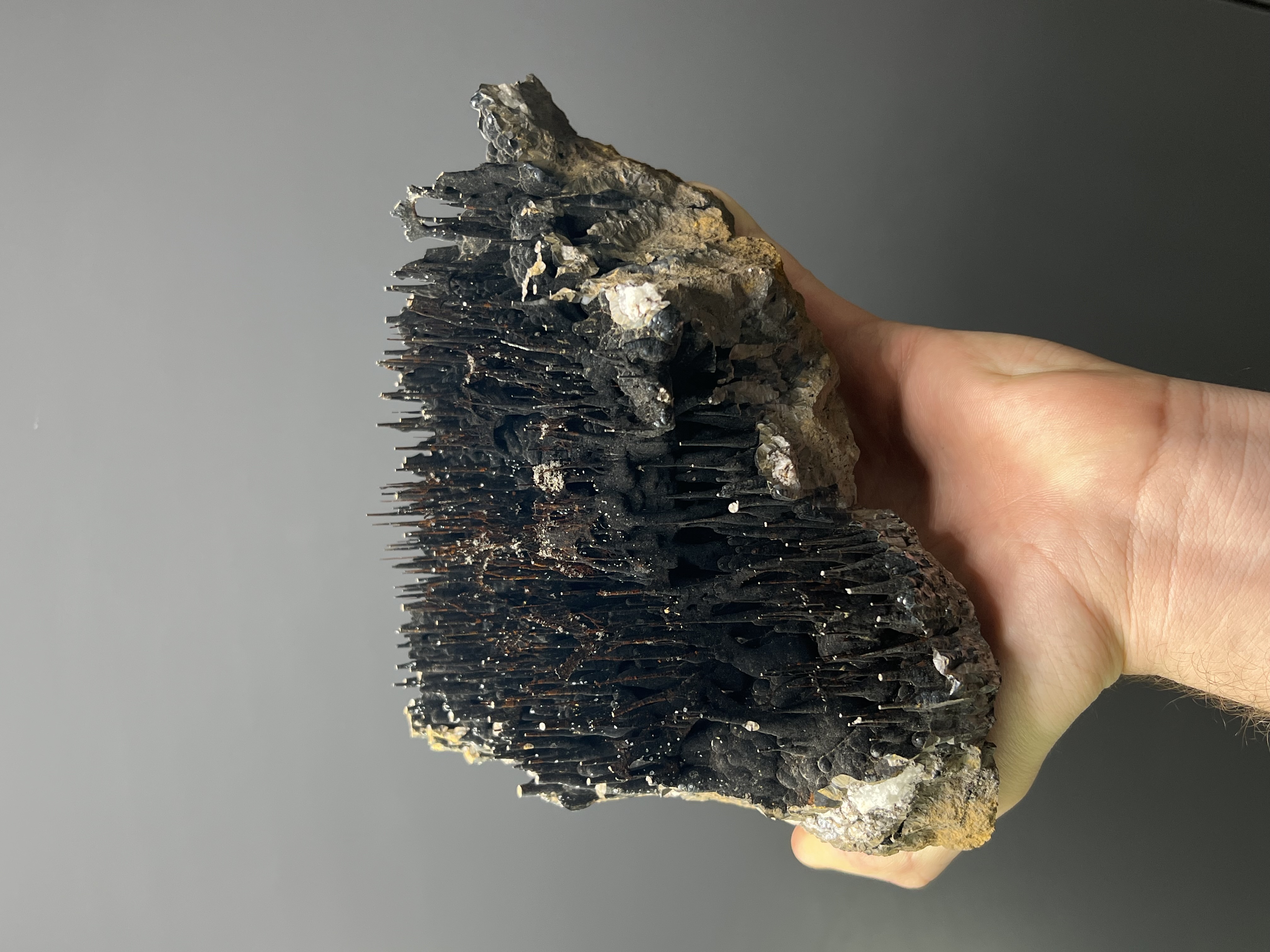 Museum Quality! Limonite Alloy Stalactite Bridges Goethite