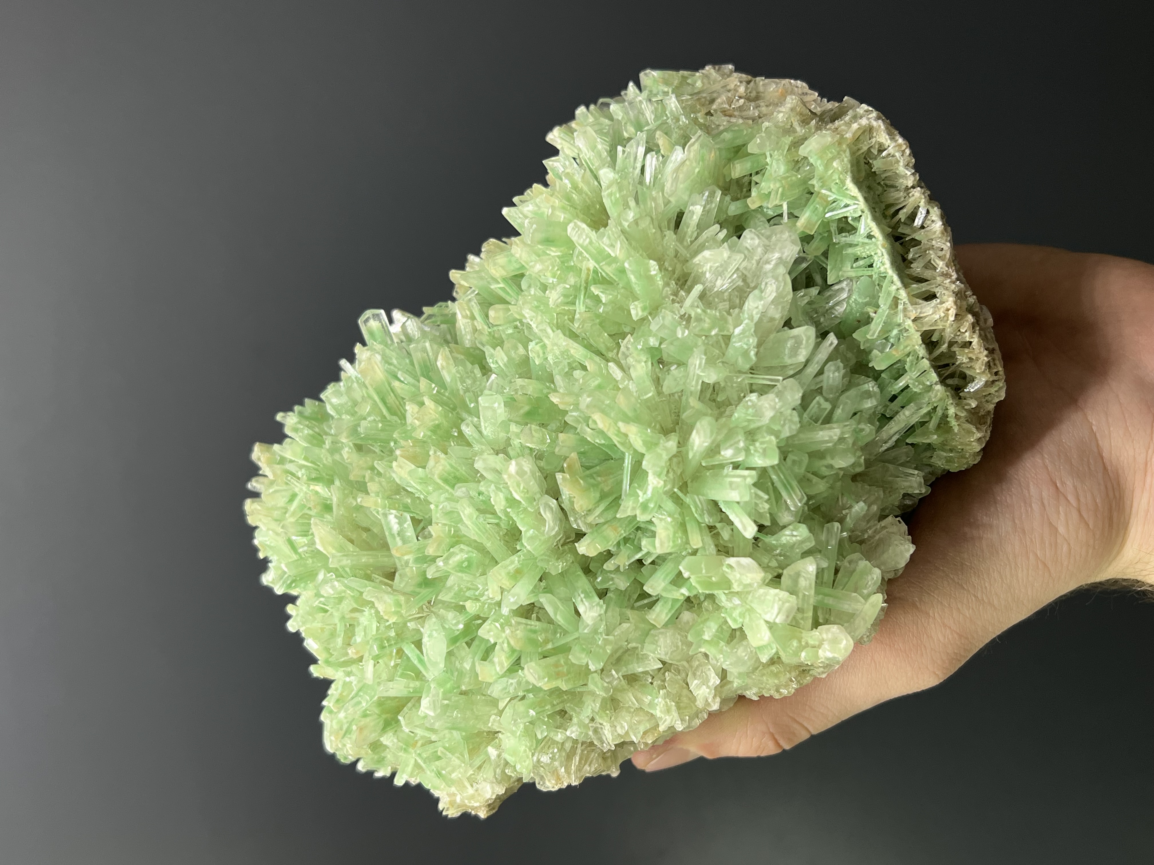 Very Very Special! Green Selenite Crystal