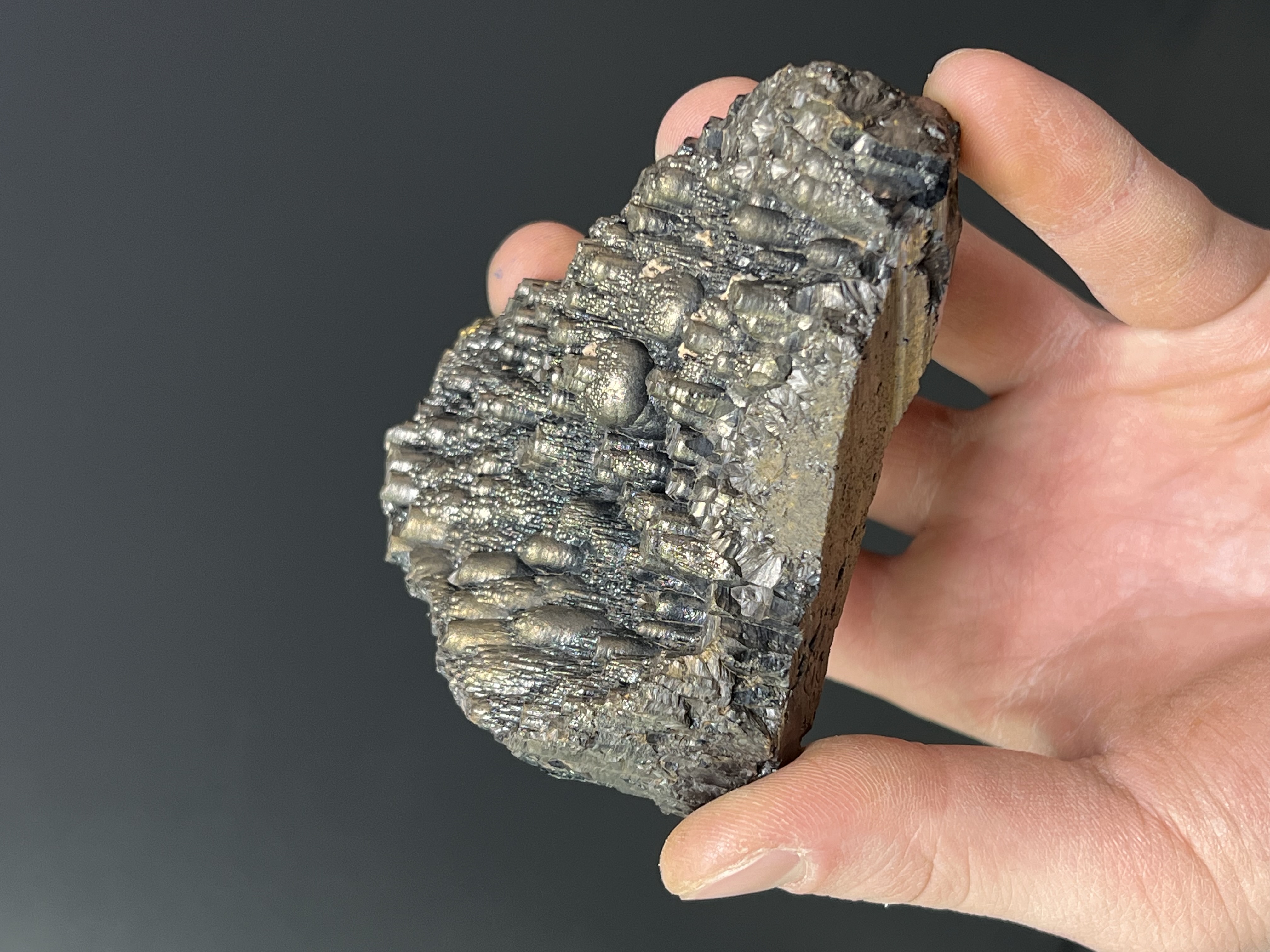 Museum Quality! Golden Color Small Stalactites Goethite 