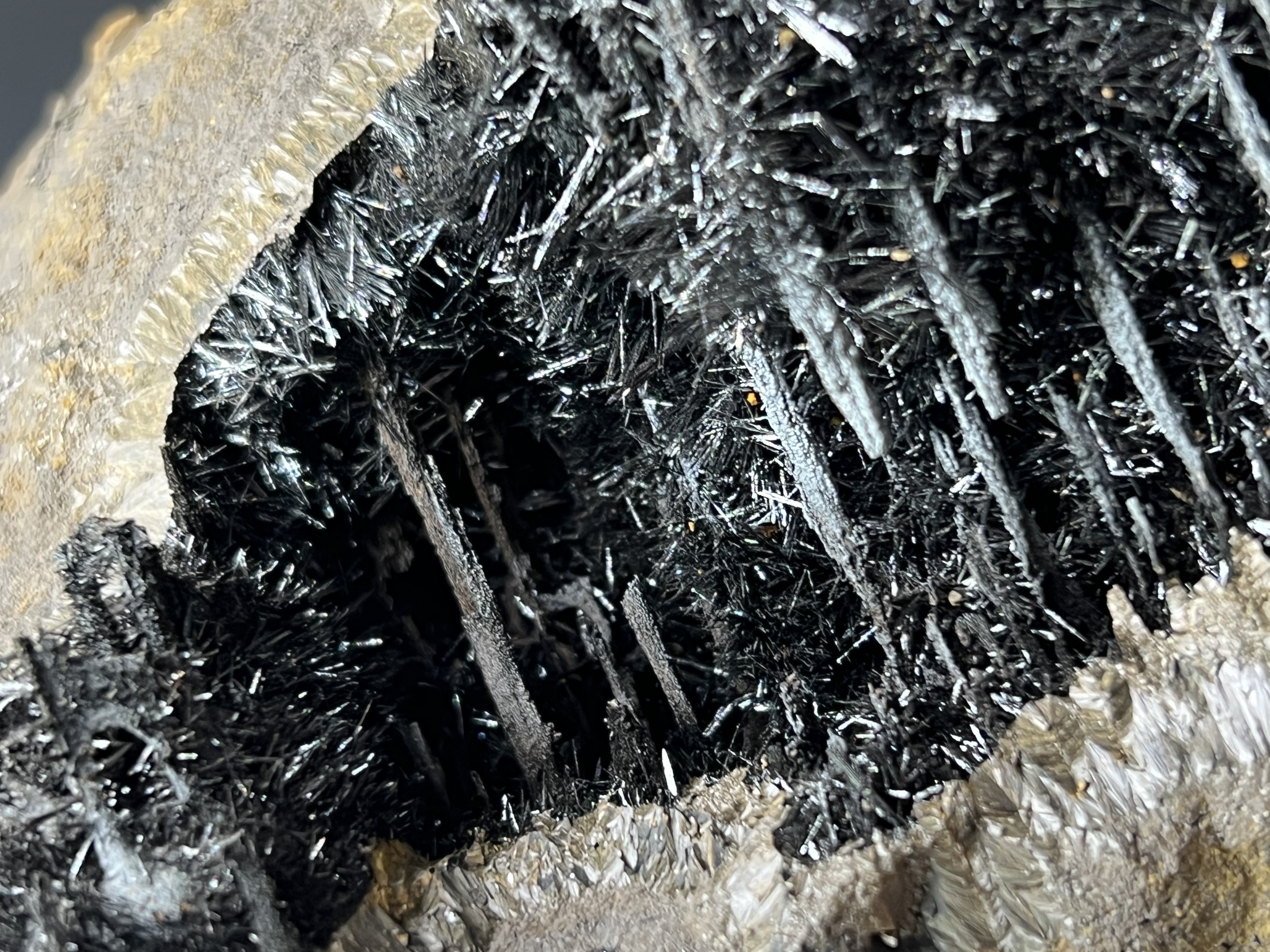 Museum Grade, Specularite With Stalactite Goethite 