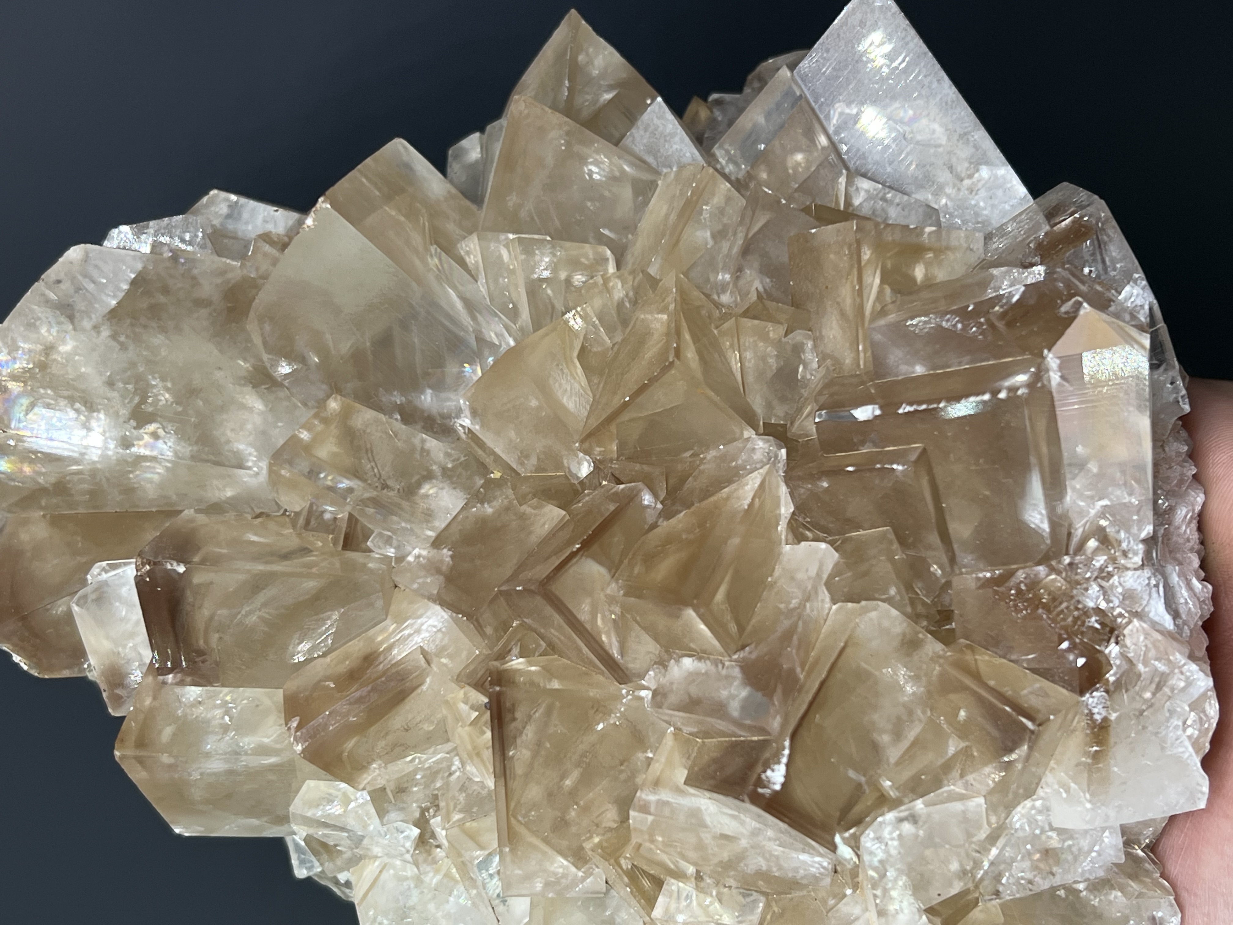 Very Special Clear Honey Crystal Calcite