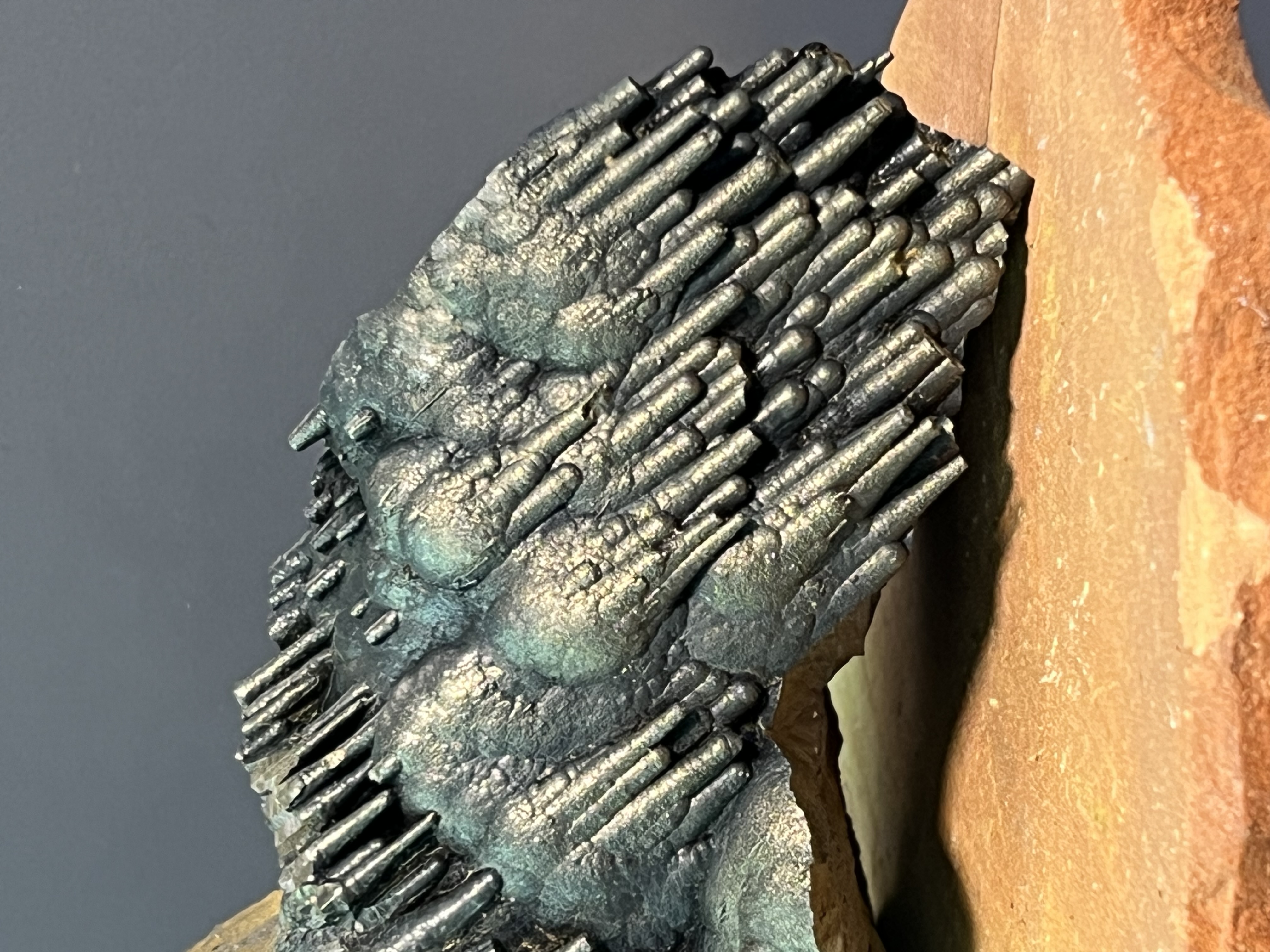 Museum Quality, Very Special Golden Color Stalactite Goethite 