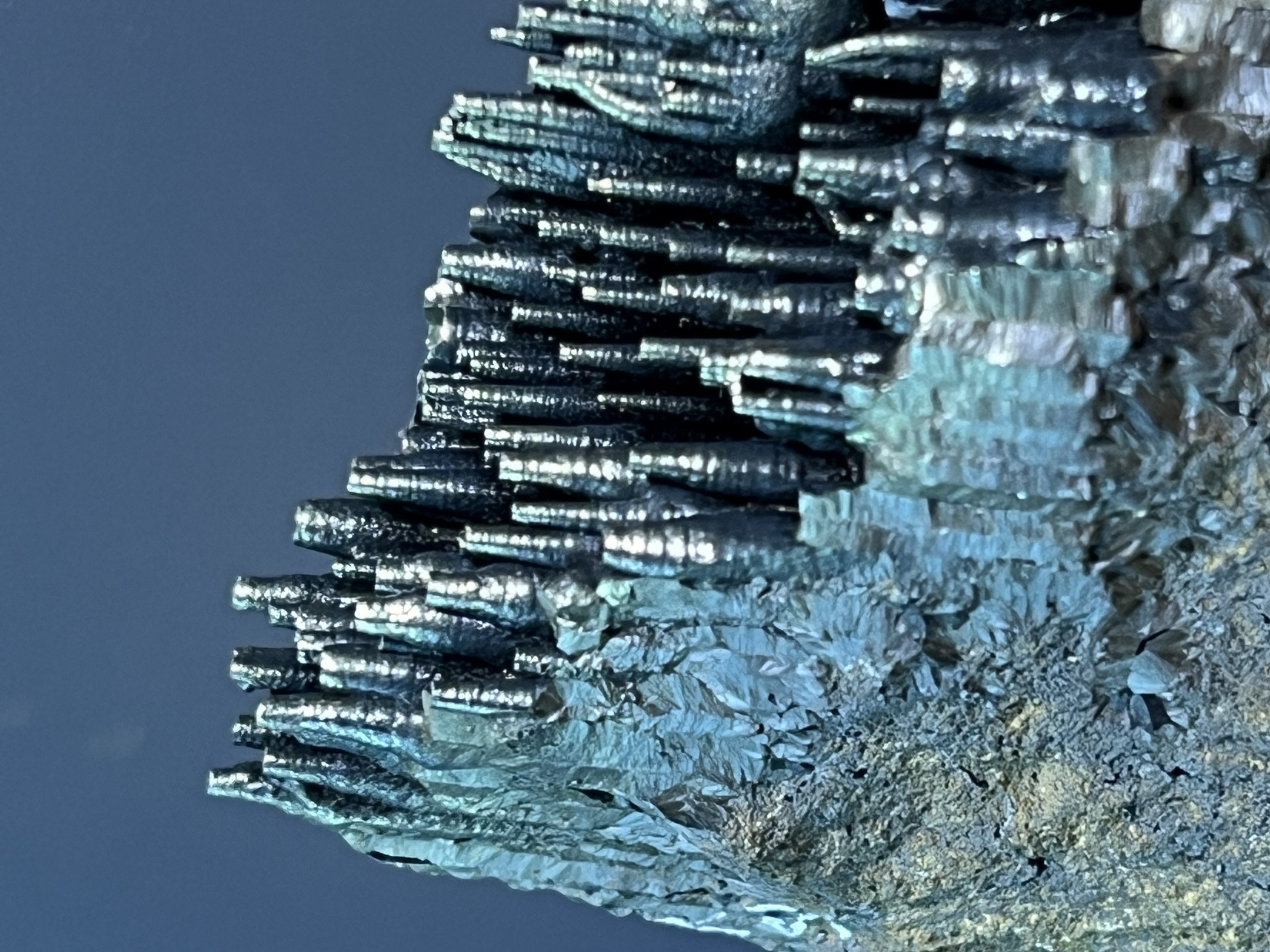 Museum Quality! Special Golden Color Stalactite Goethite 