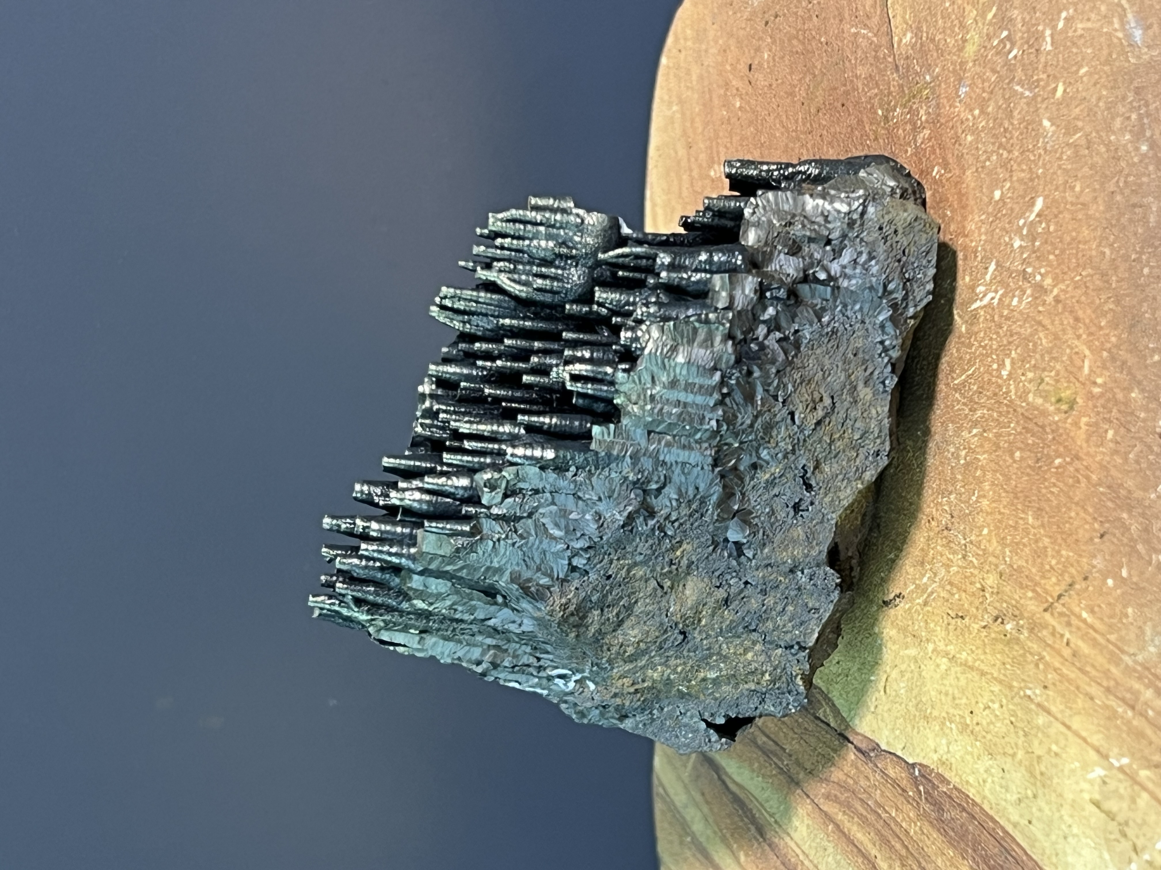 Museum Quality! Special Golden Color Stalactite Goethite 