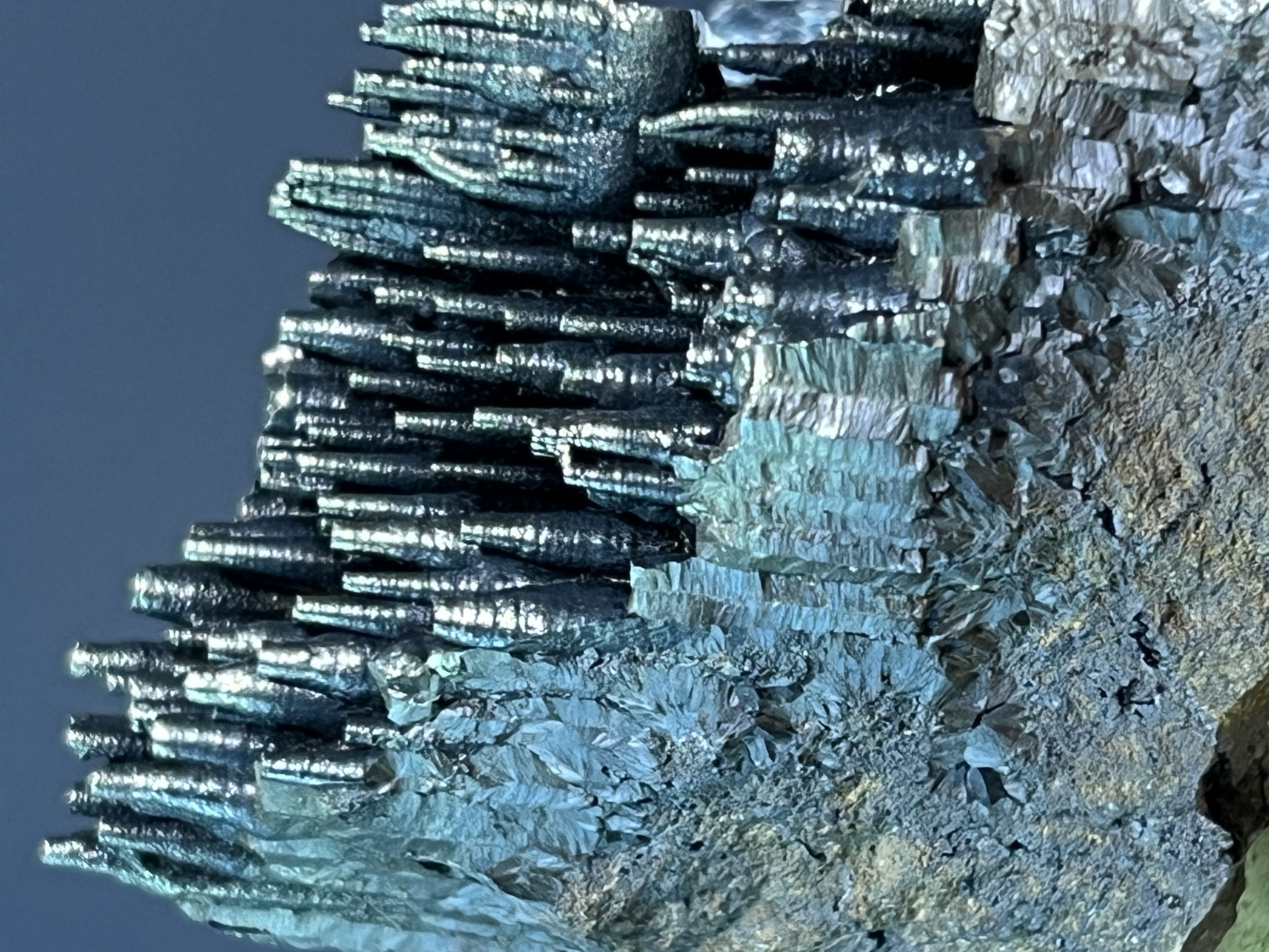 Museum Quality! Special Golden Color Stalactite Goethite 