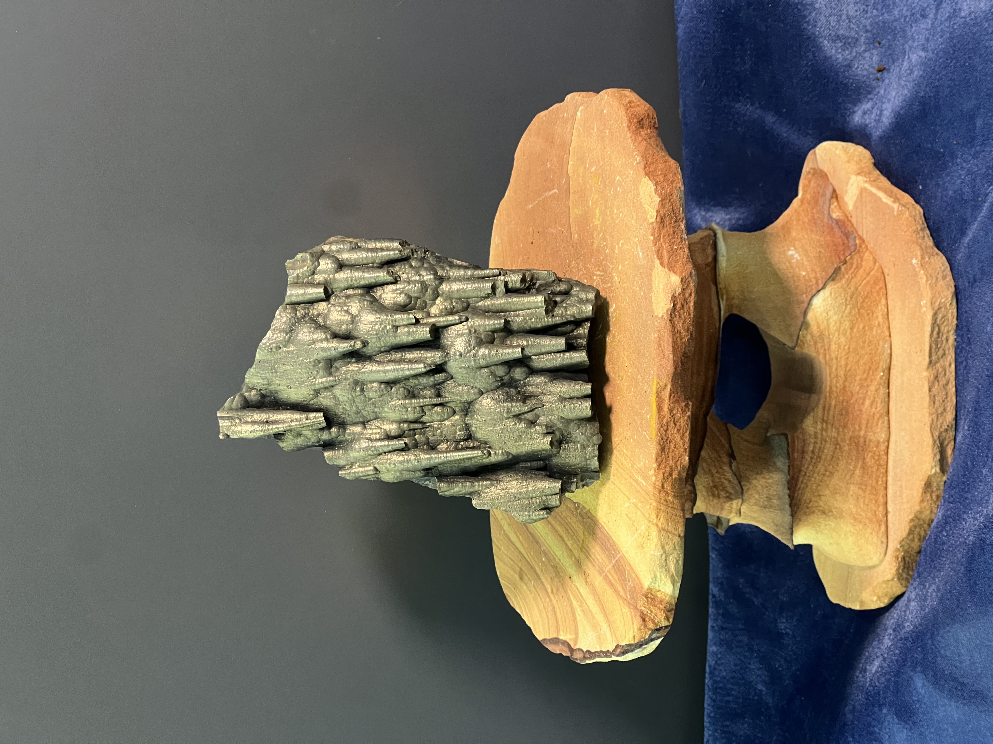 Museum Quality Very Special Golden Color Stalactite Goethite 