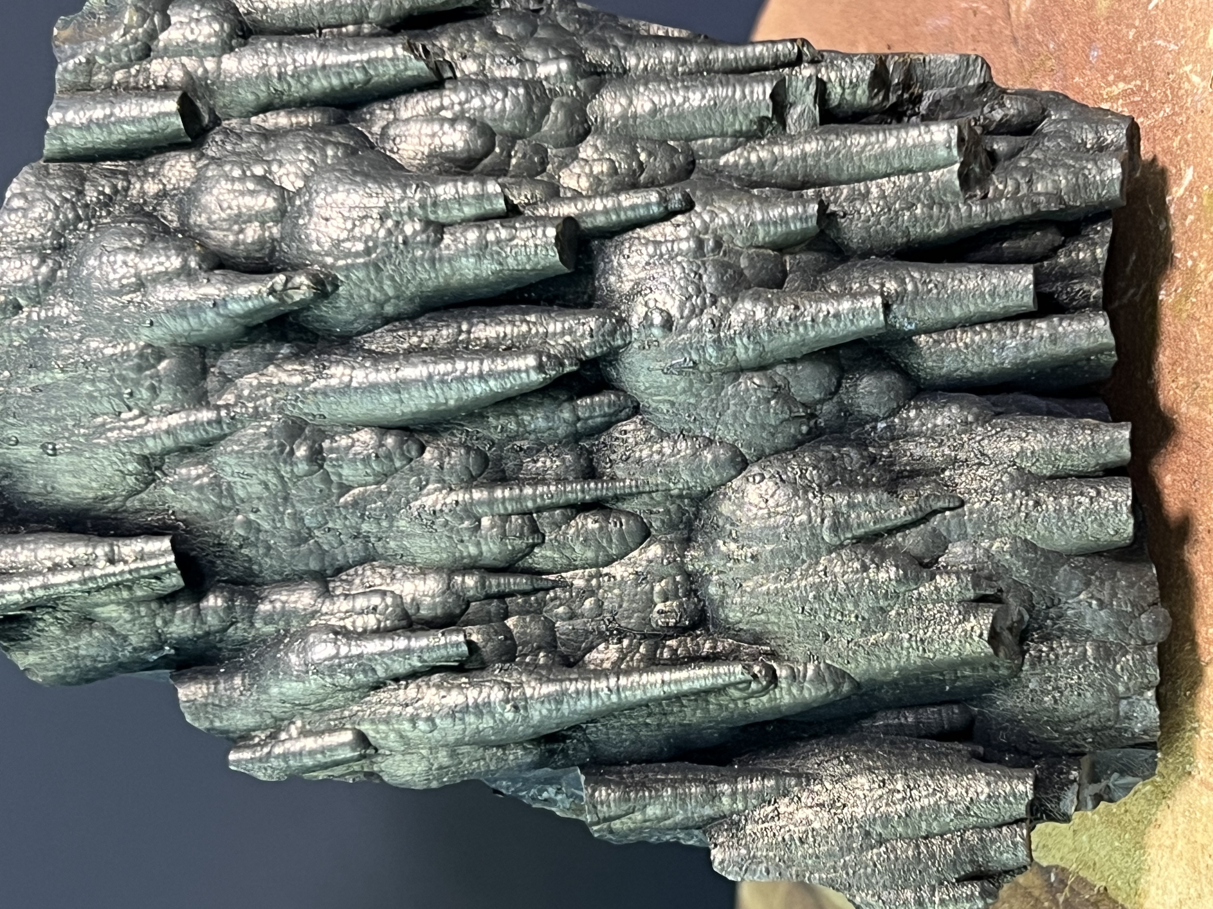 Museum Quality Very Special Golden Color Stalactite Goethite 