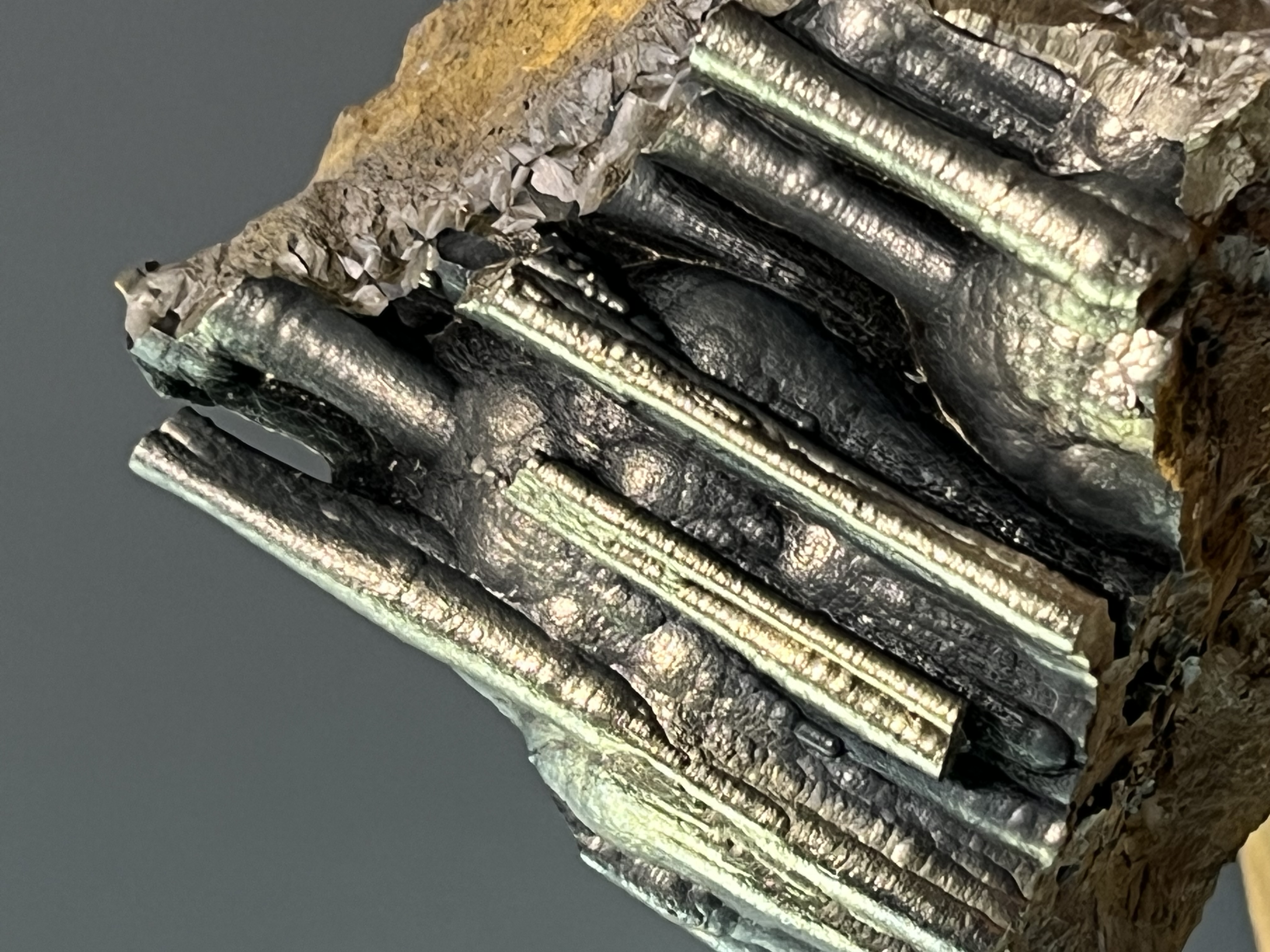 Museum Quality Very Rare Golden Color Stalactite Goethite 