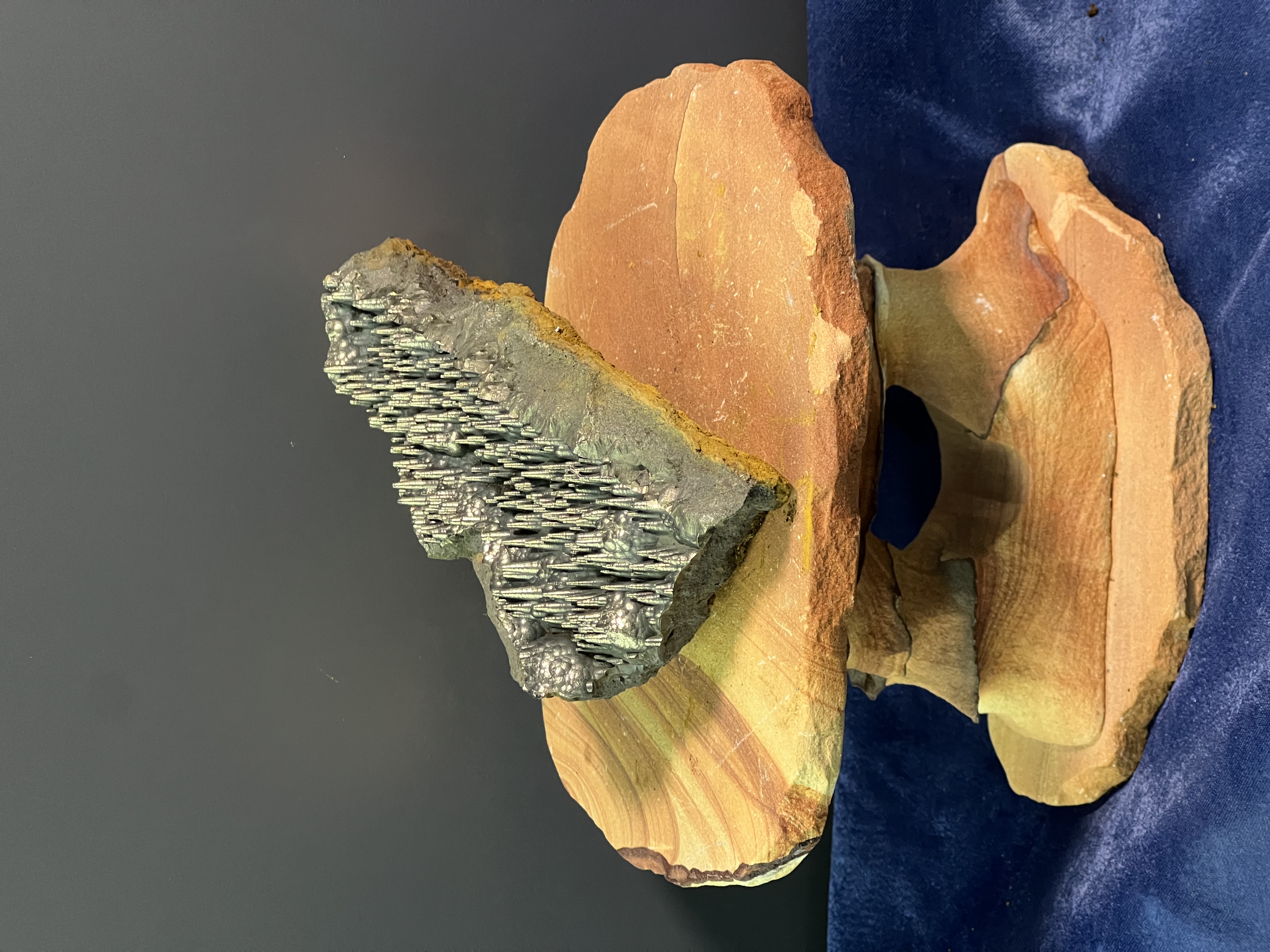 Special Museum Quality Golden Color Stalactite Goethite 