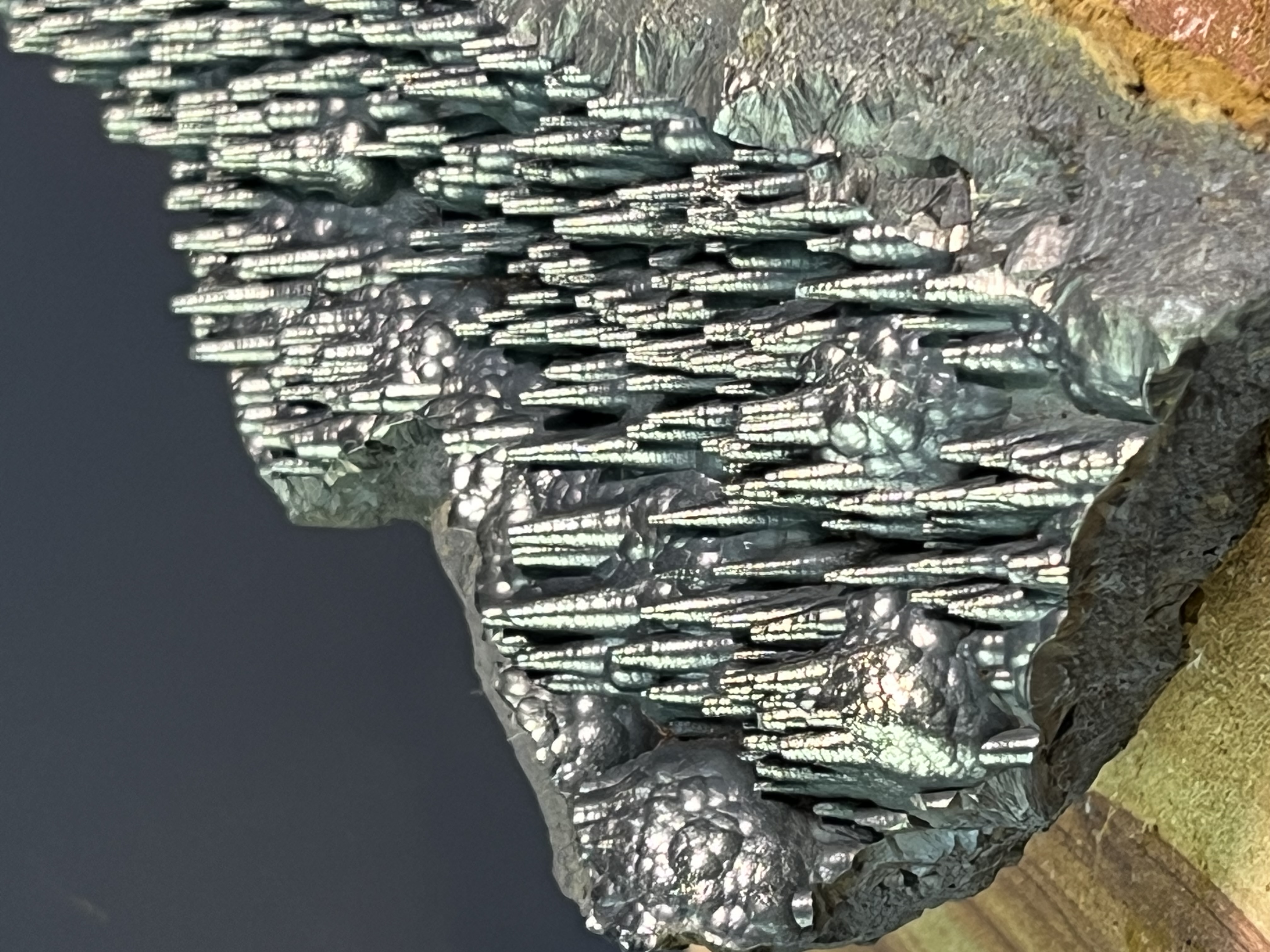 Special Museum Quality Golden Color Stalactite Goethite 