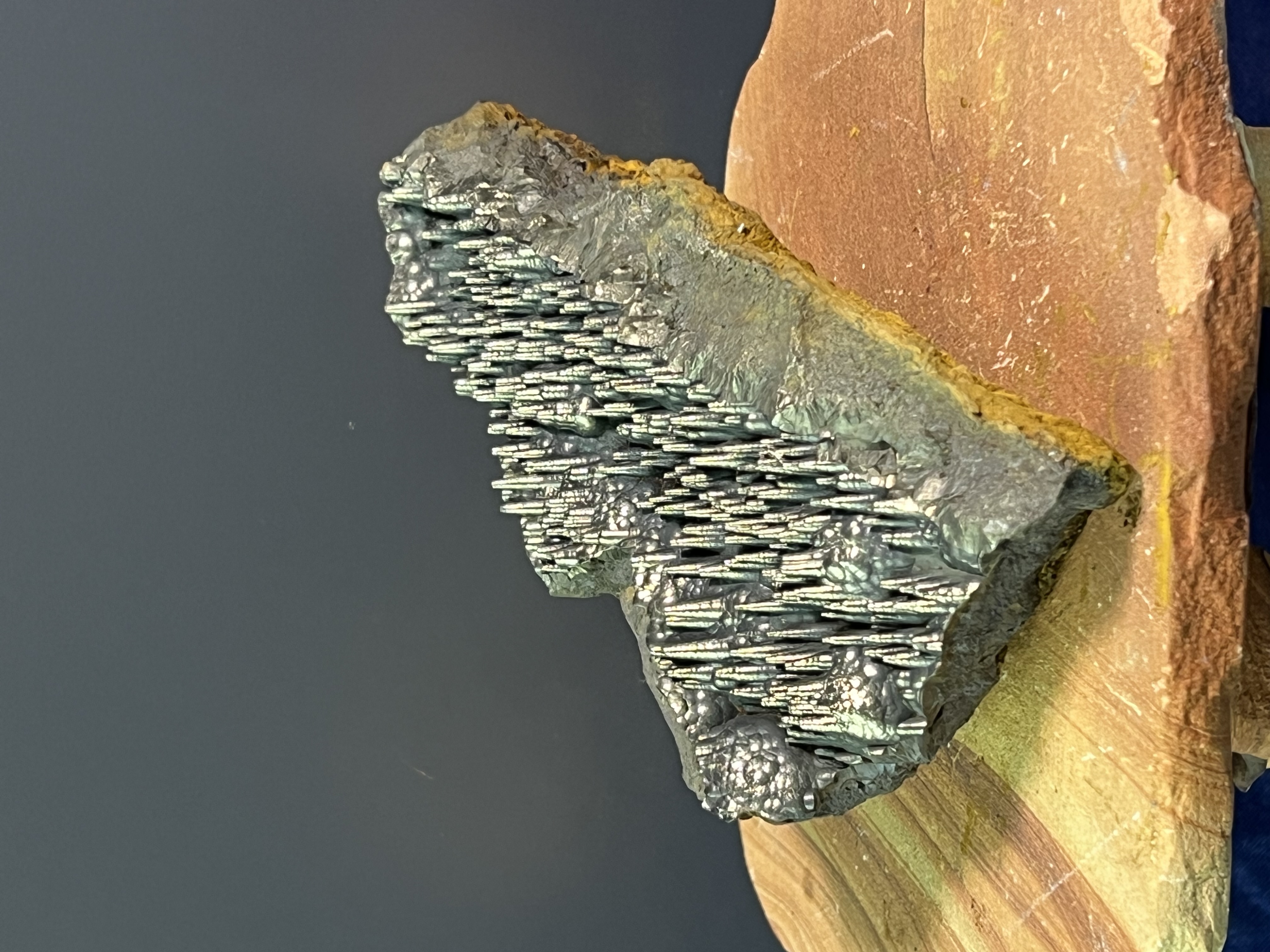 Special Museum Quality Golden Color Stalactite Goethite 