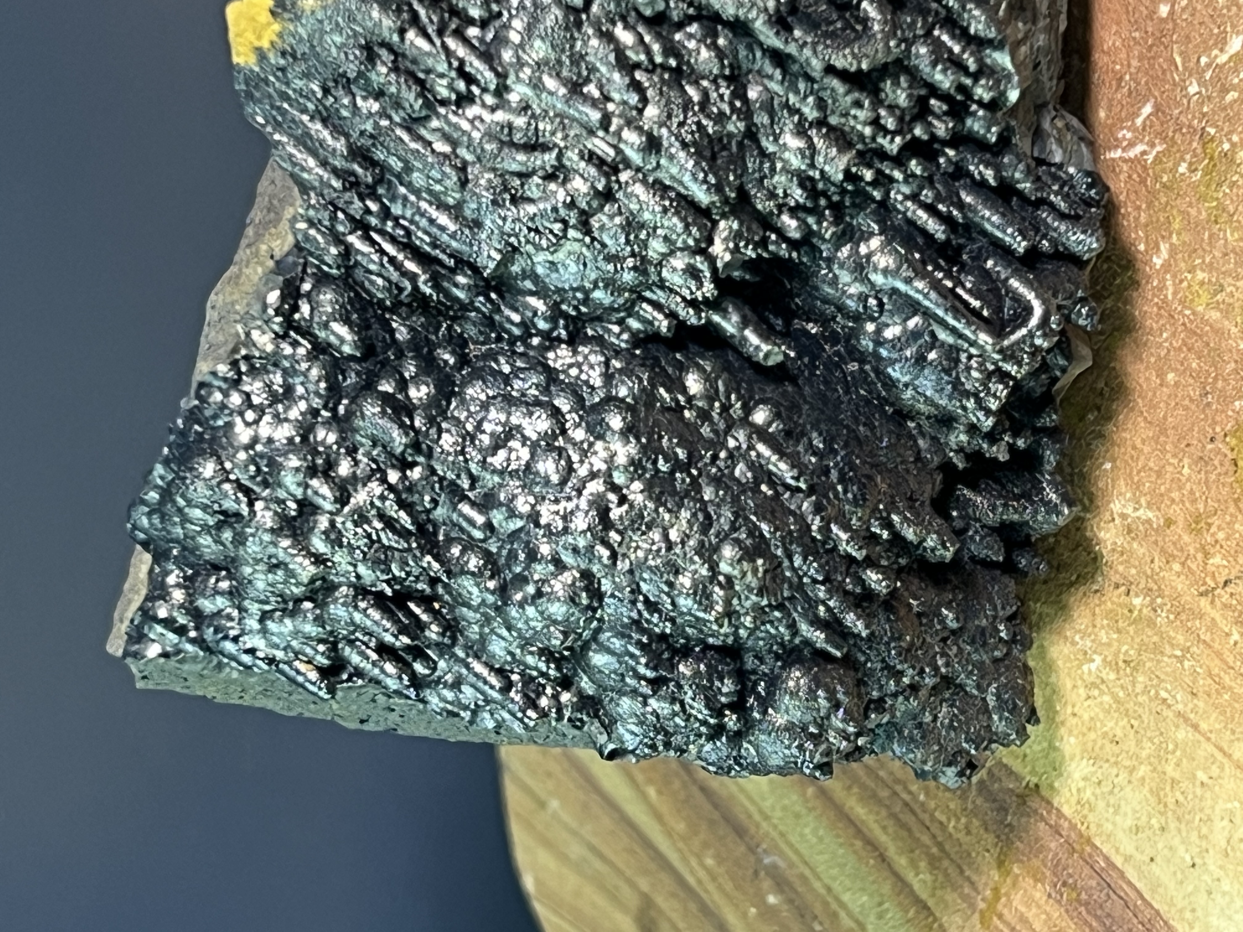 Museum Quality Stalactite And Botryoidal Formation Golden Color Goethite