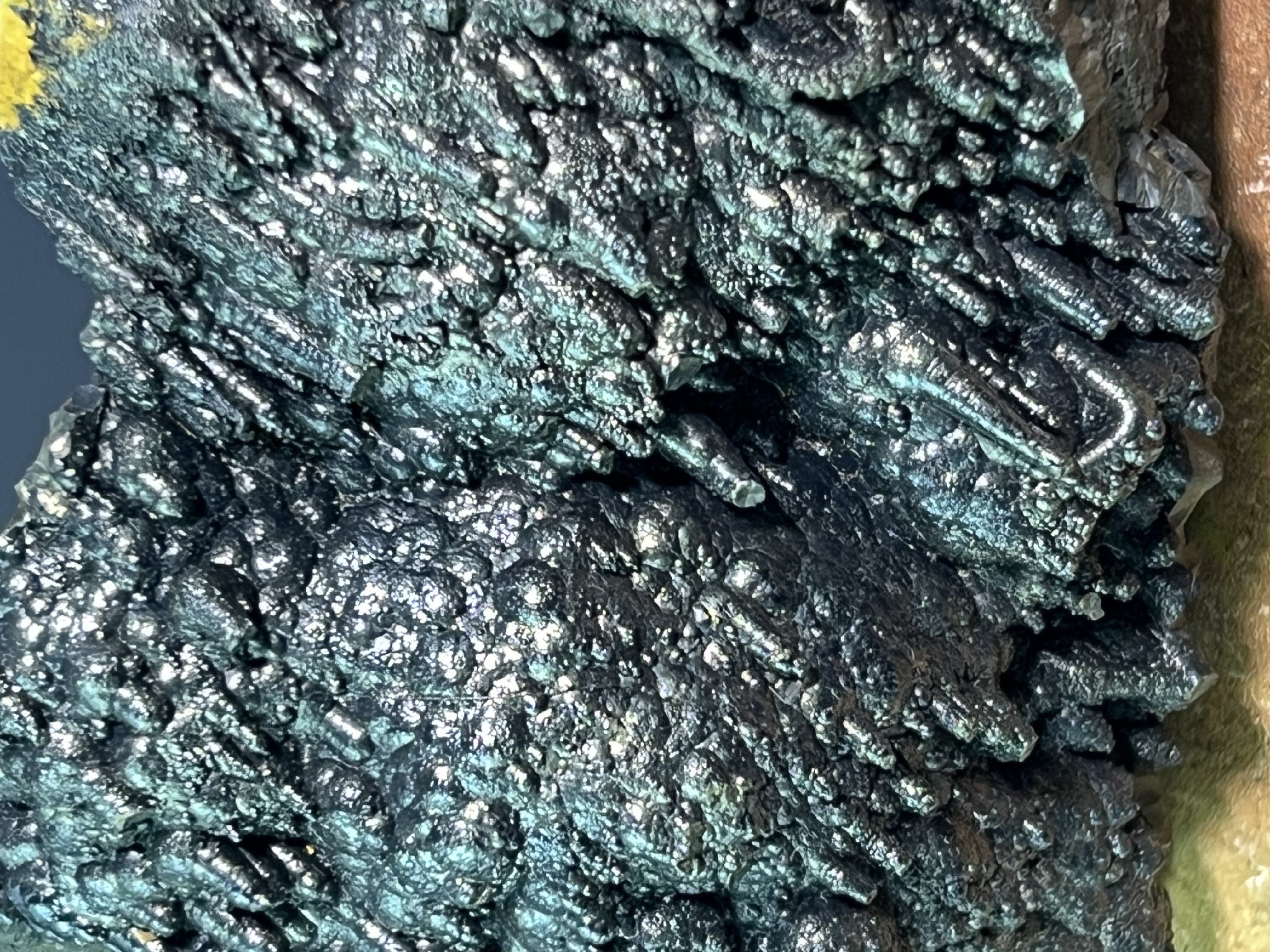 Museum Quality Stalactite And Botryoidal Formation Golden Color Goethite