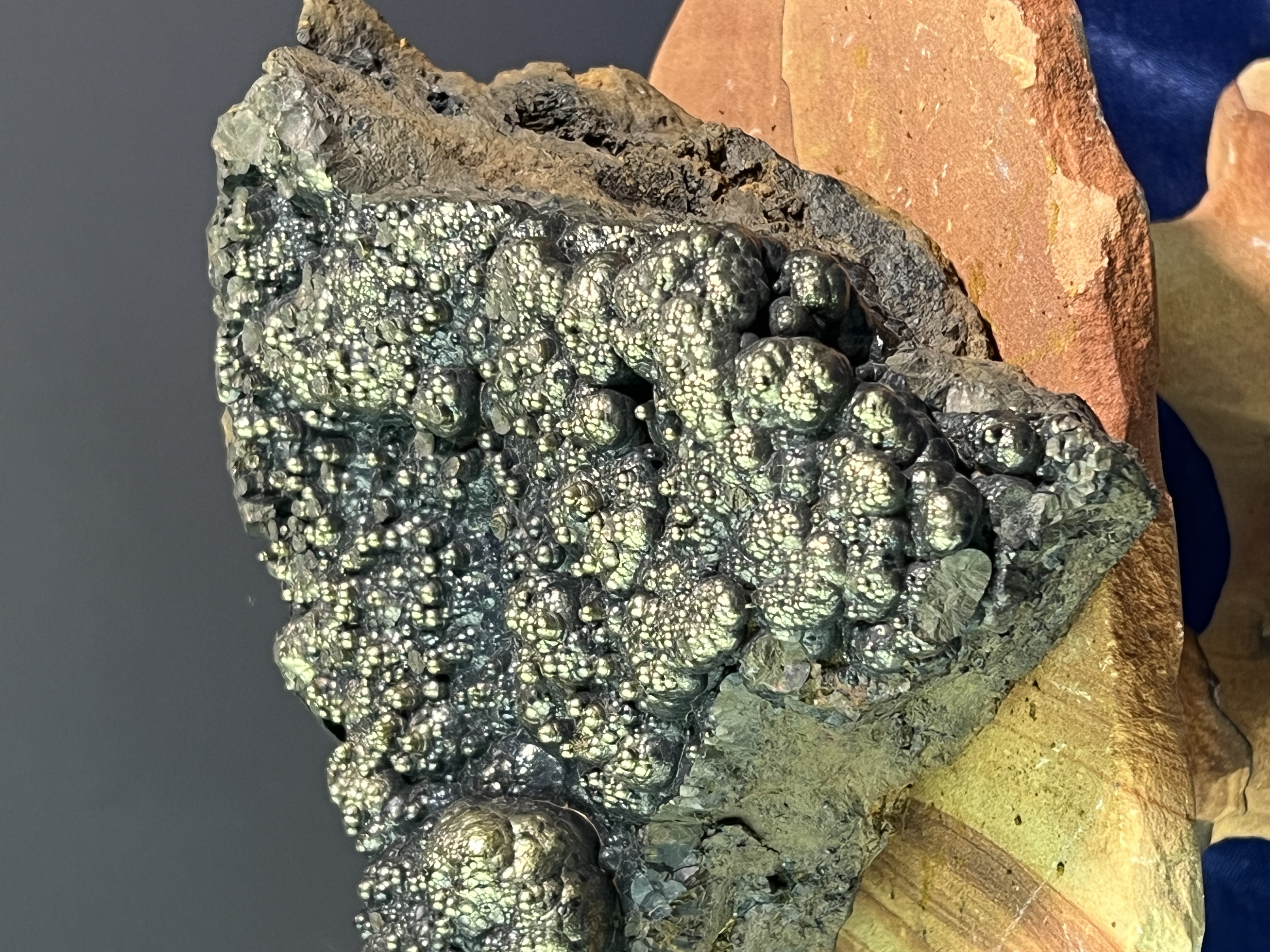 Museum Quality Very Special Golden Color Botryoidal Goethite