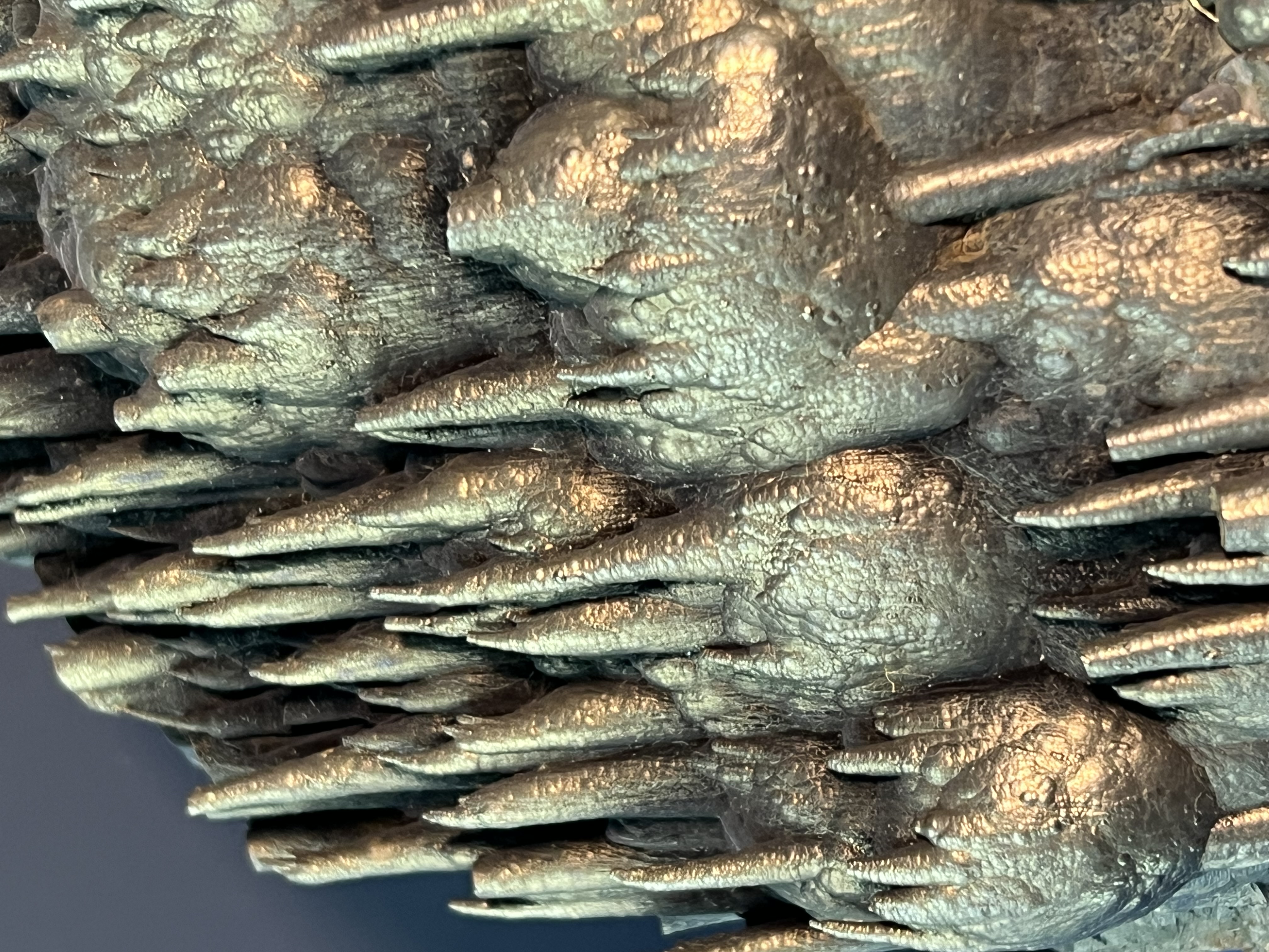 Museum Quality Very Special Golden Color Stalactite Goethite, For Special Collection 