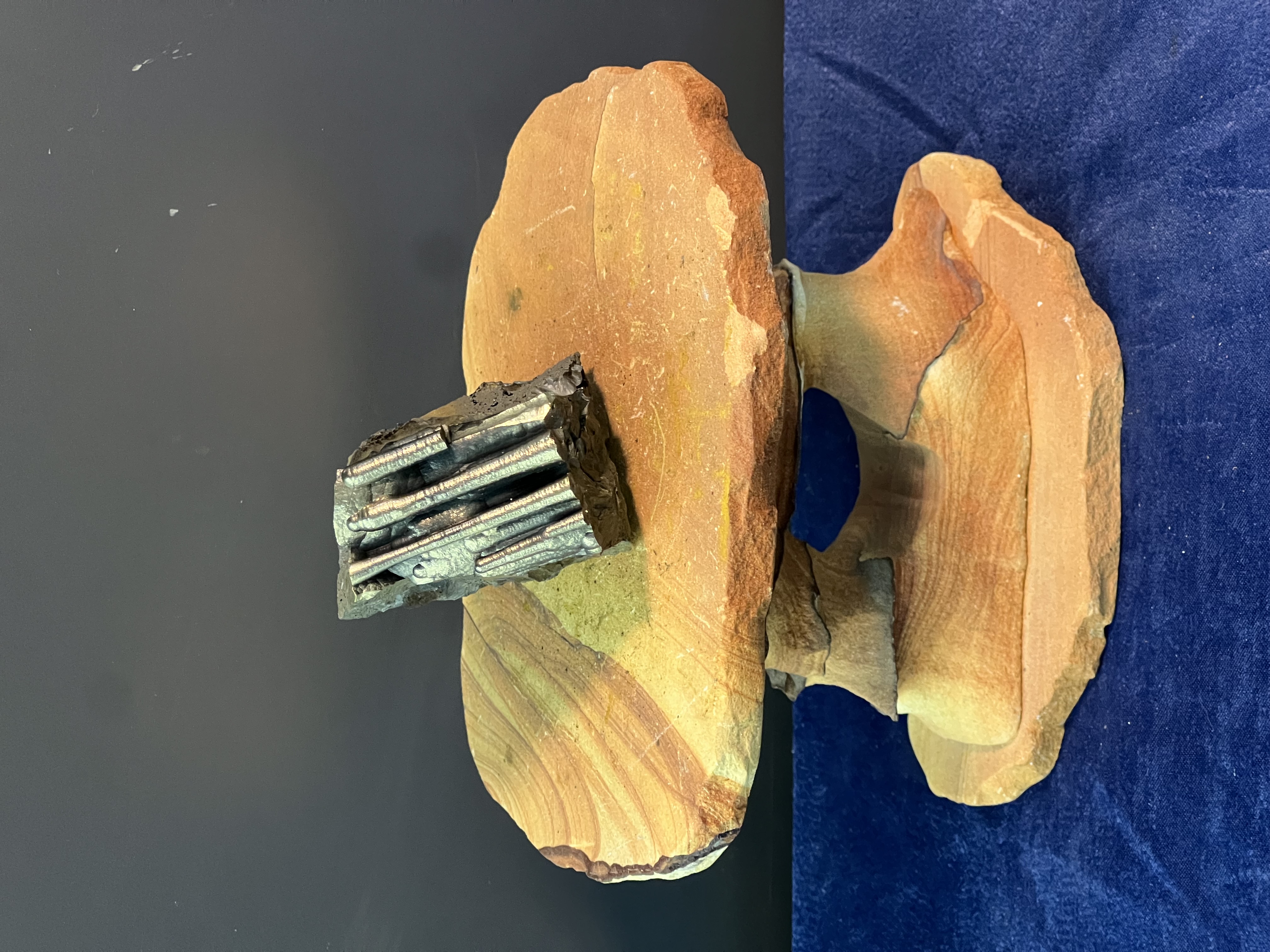 Very Special Showy Golden Color Stalactite Goethite 