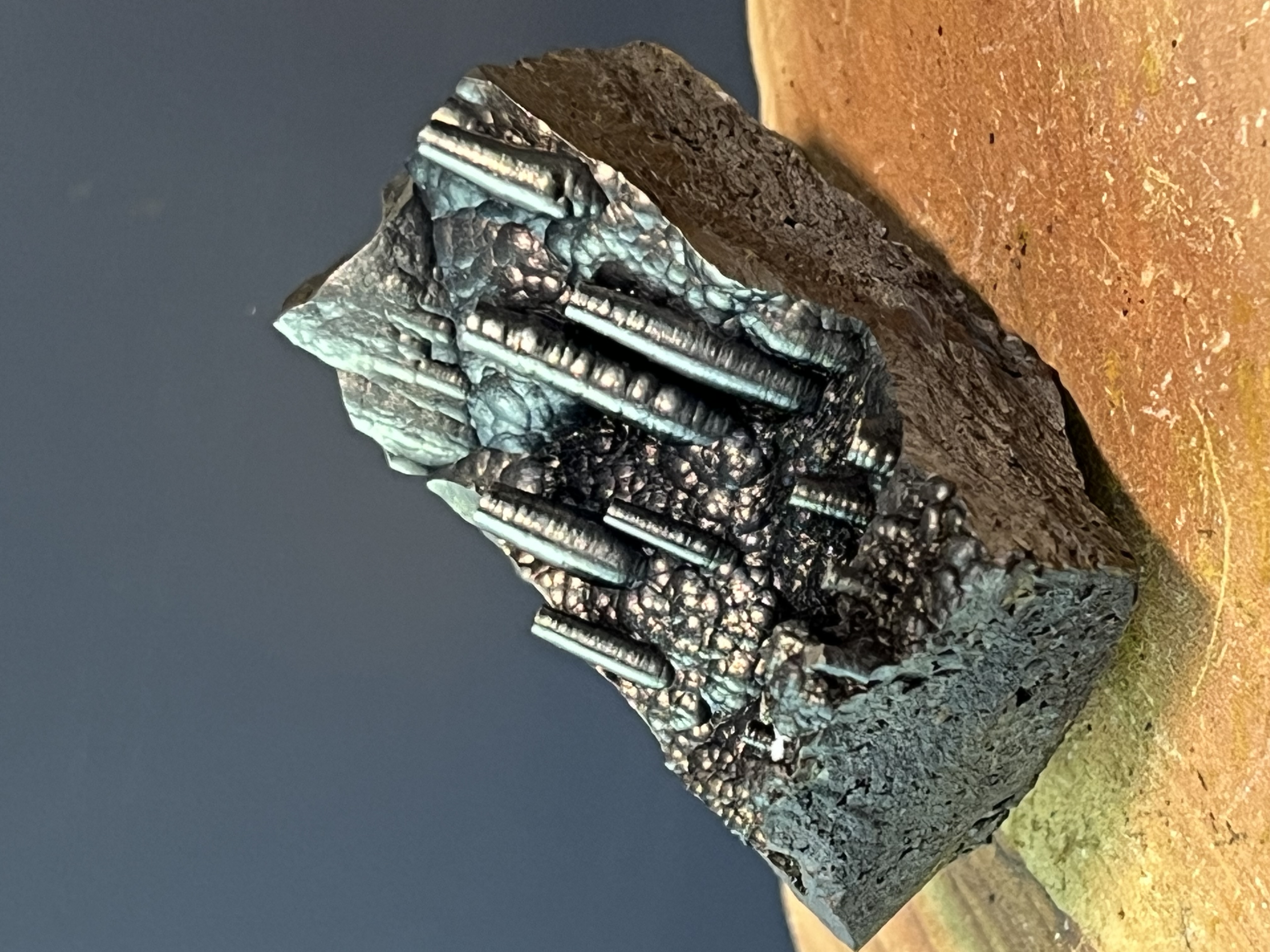 Museum Quality Very Special Botryoidal And Stalactite Formation Golden Color Stalactite Goethite 