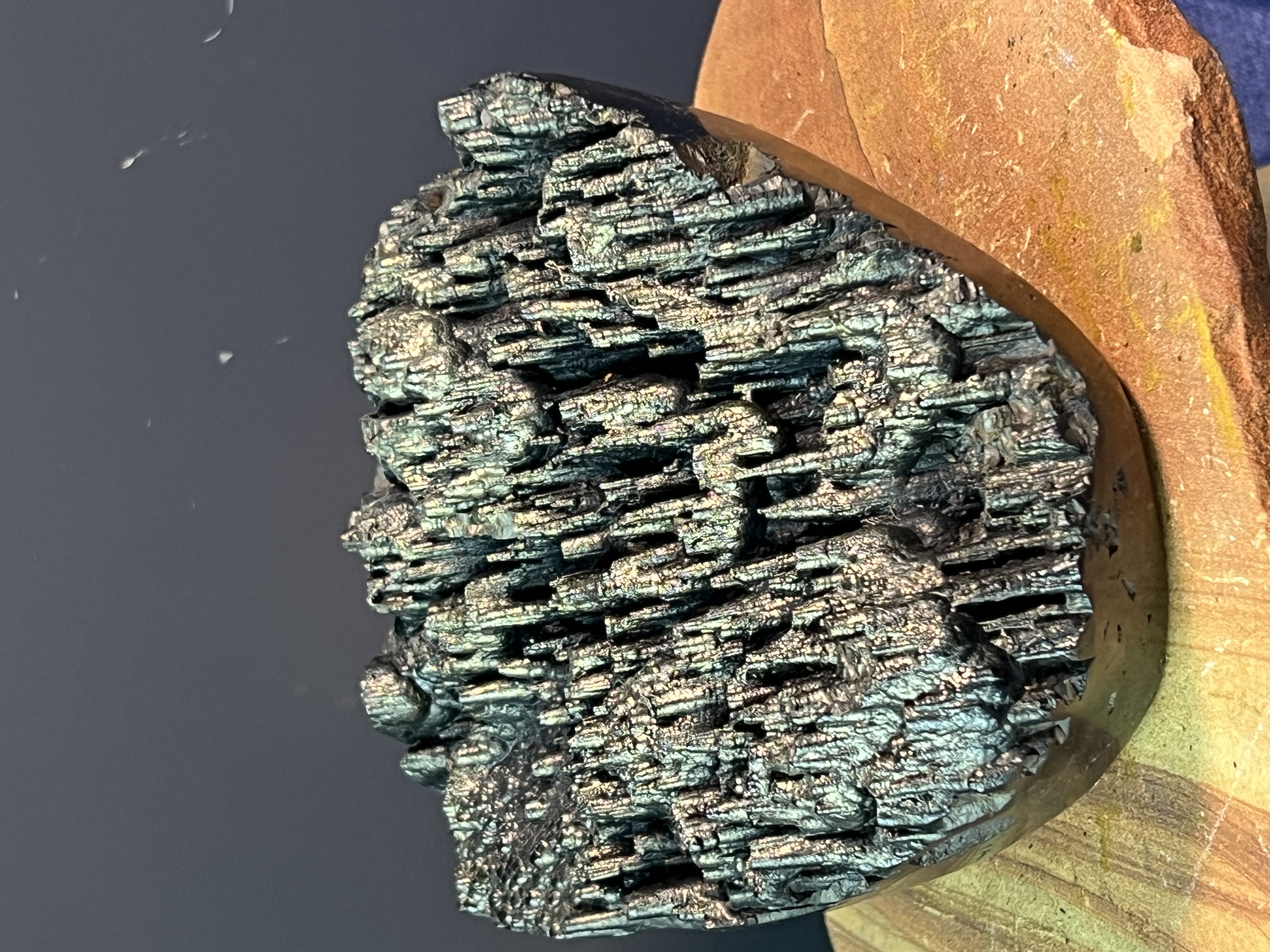 Museum Quality Very Special Quality Golden Color Stalactite Goethite 