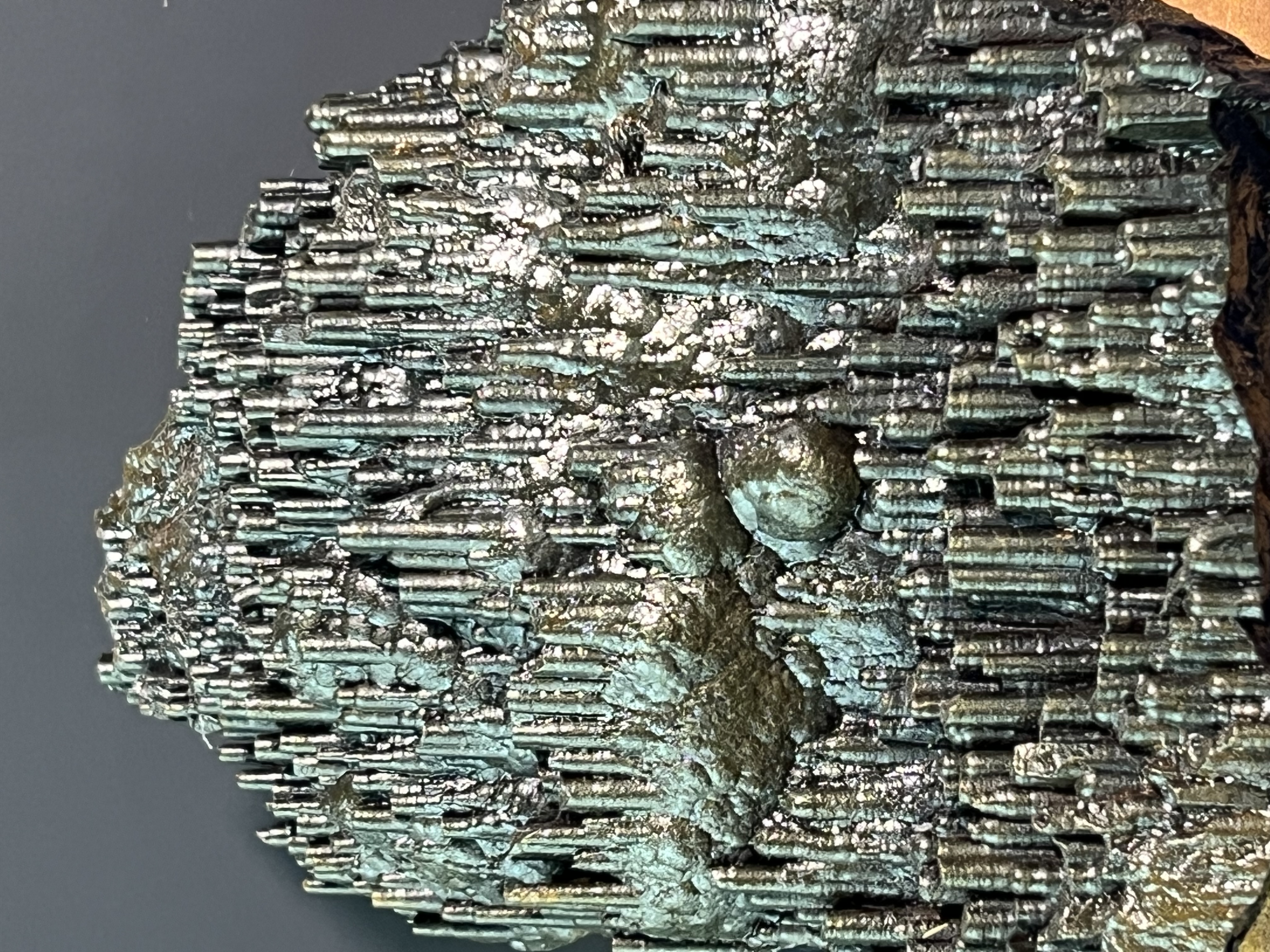 Museum Quality Very Very Special Golden Color Stalactite Goethite