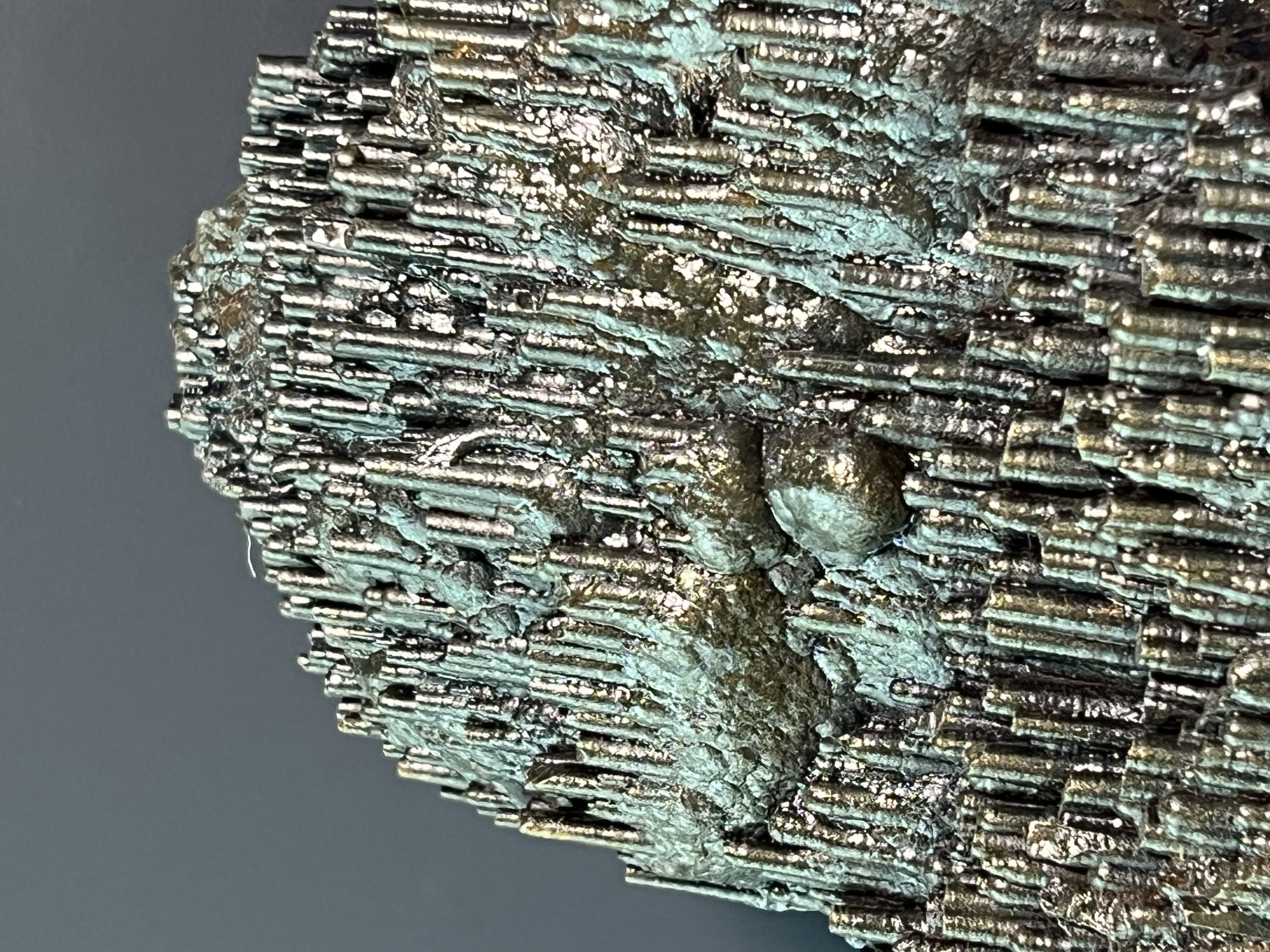 Museum Quality Very Very Special Golden Color Stalactite Goethite