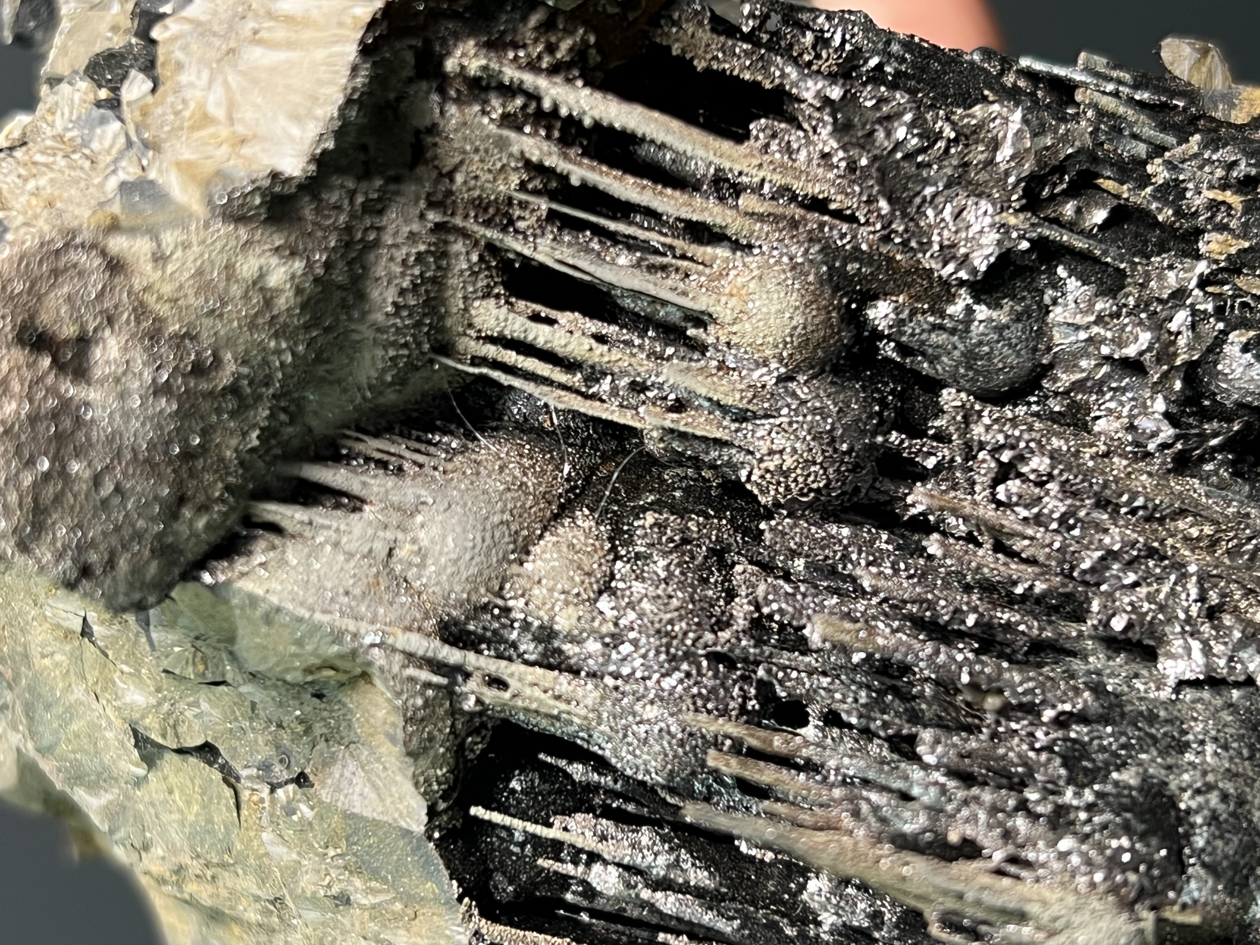 Very Special Museum Quality Specularite And Limonite With Stalactite Goethite 