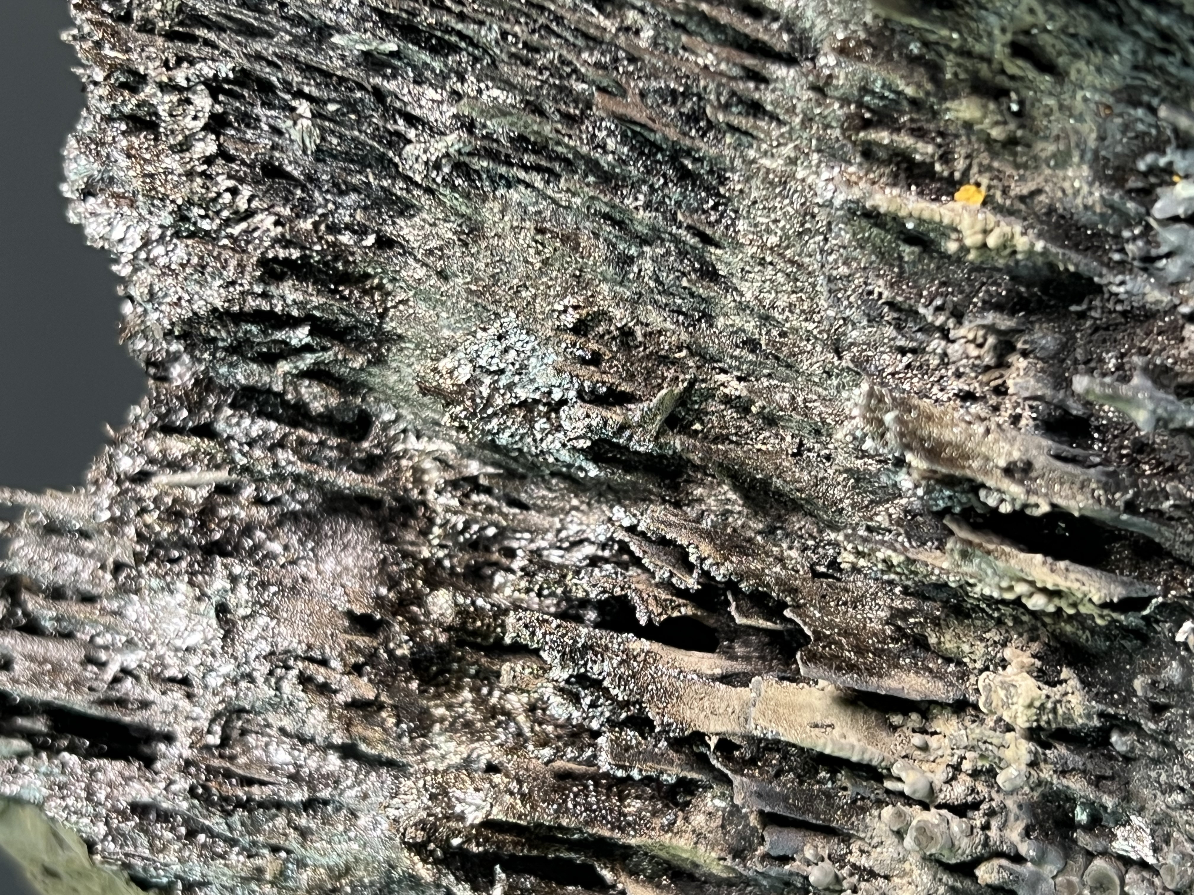 Museum Quality Very Special Specularite With Stalactite Goethite