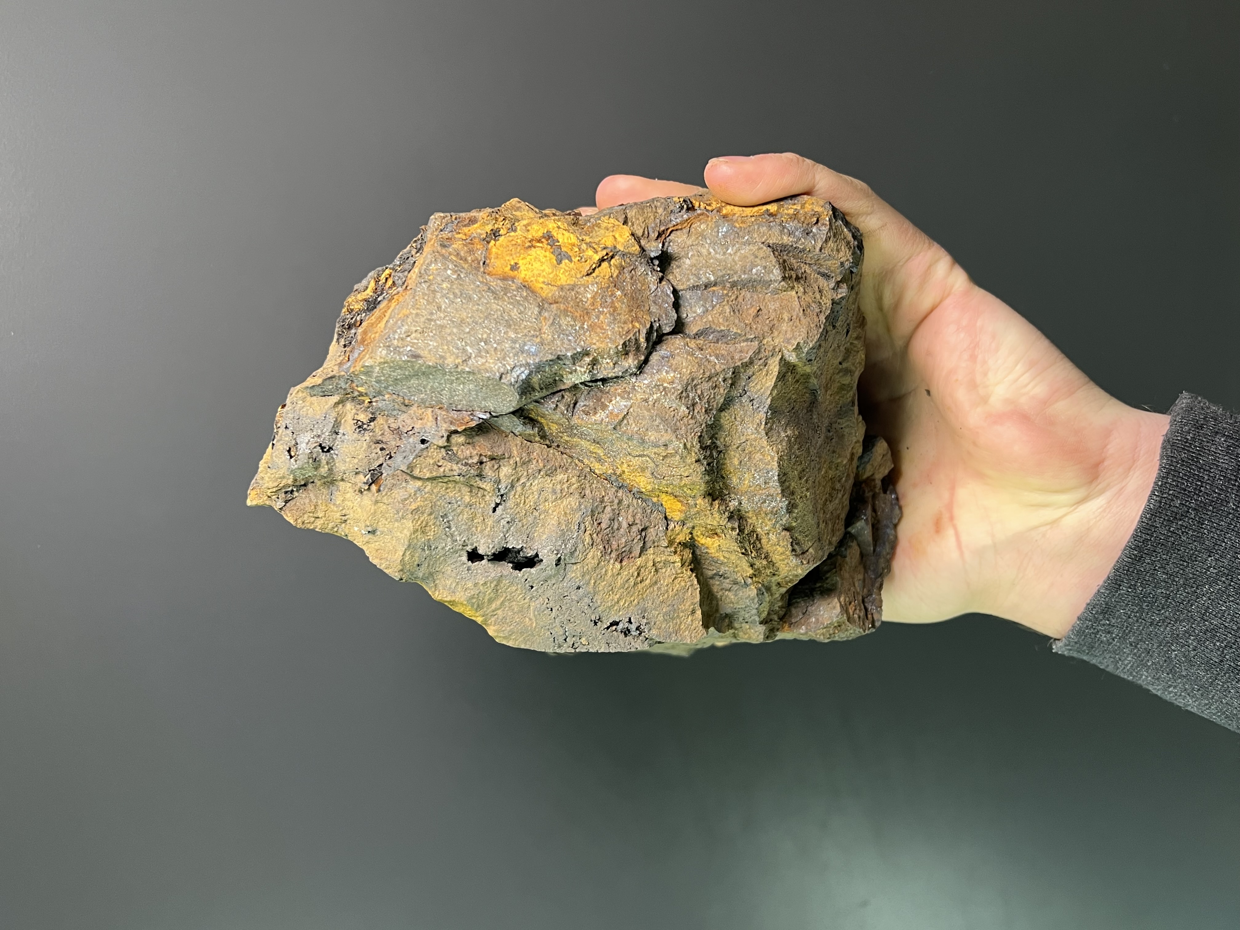 Museum Quality, Very Special Large Size Limonite And Specularite With Stalactite Goethite 