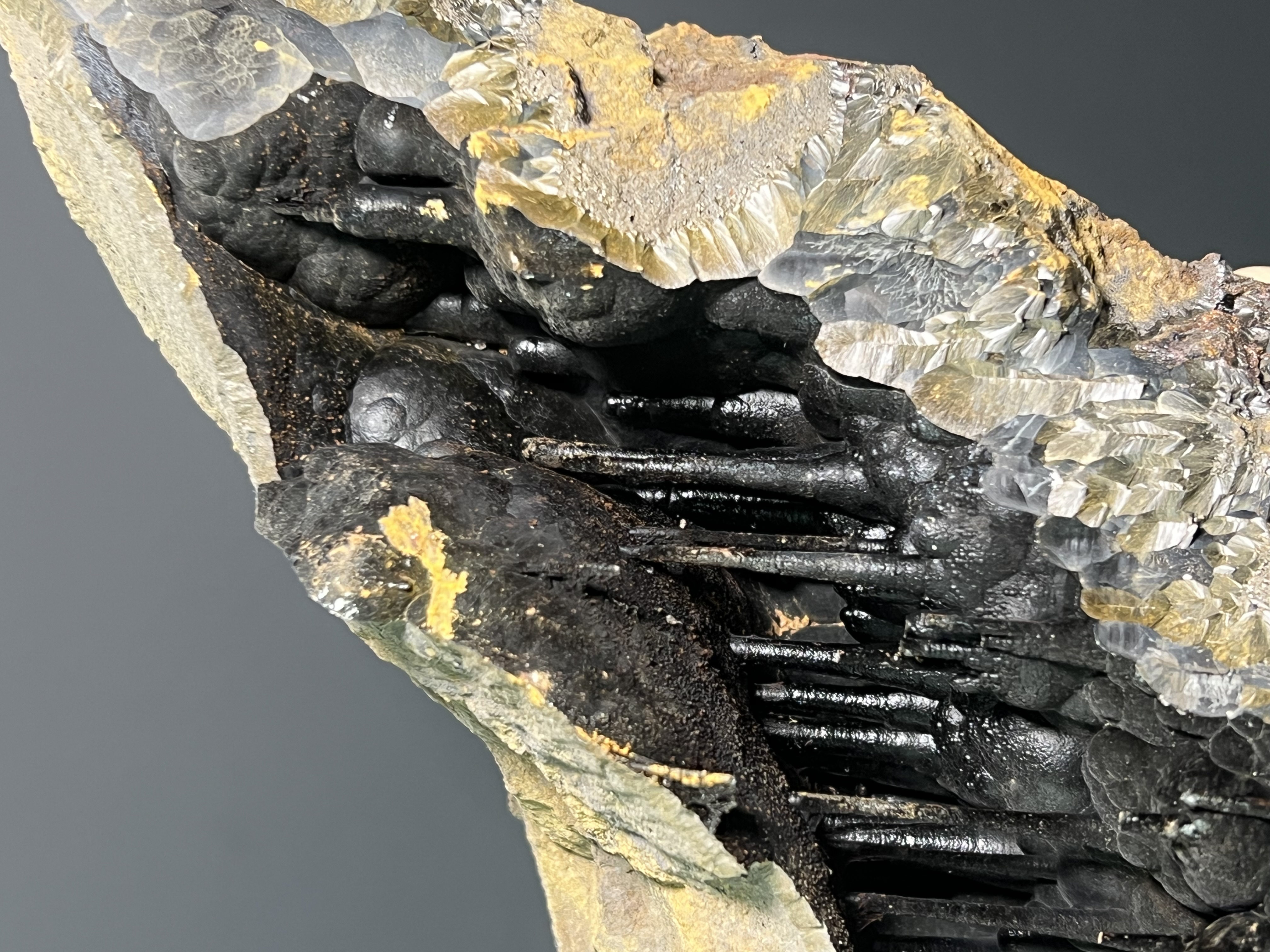 Cave Shaped Museum Quality Stalactite Goethite 