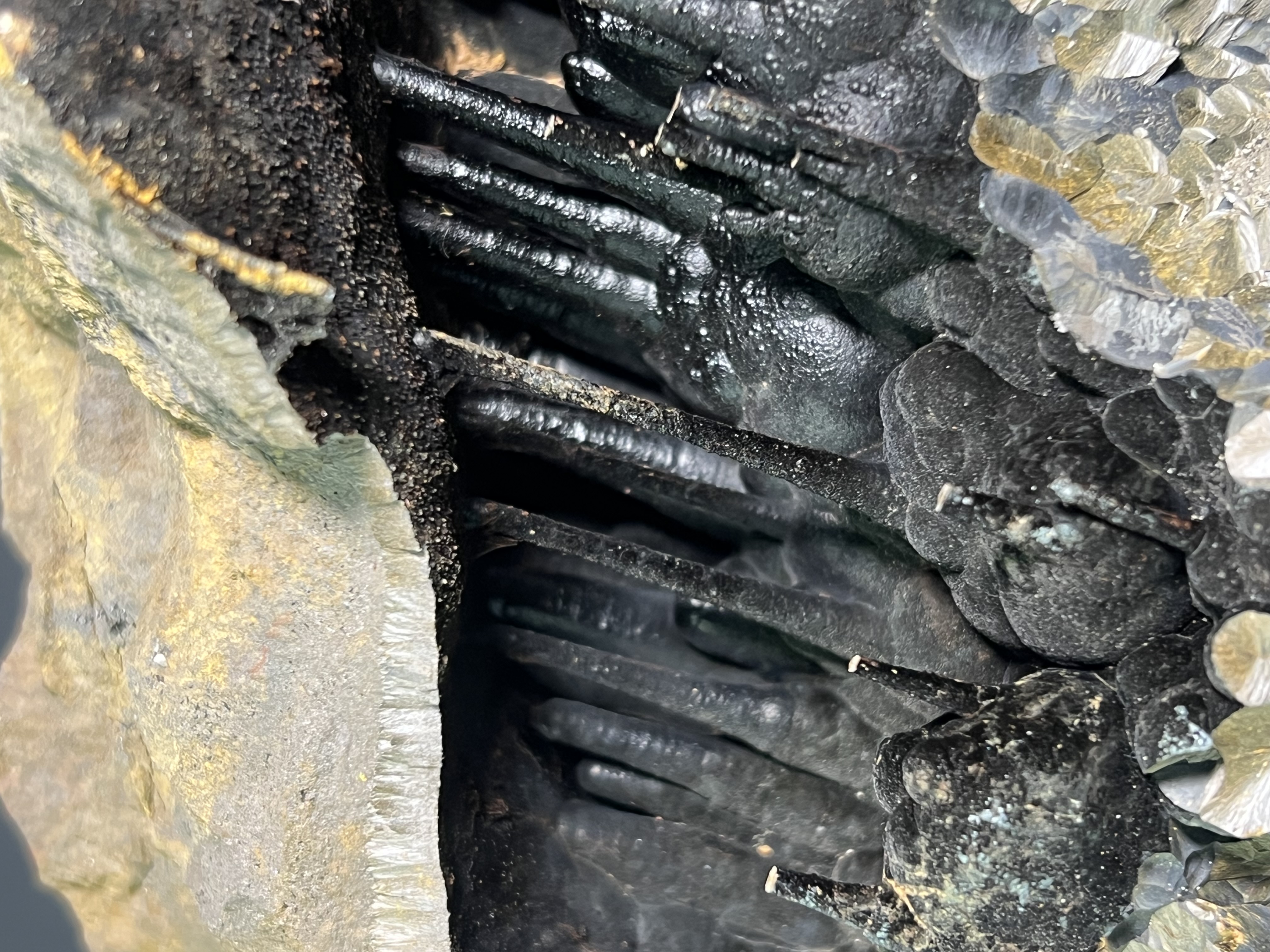 Cave Shaped Museum Quality Stalactite Goethite 