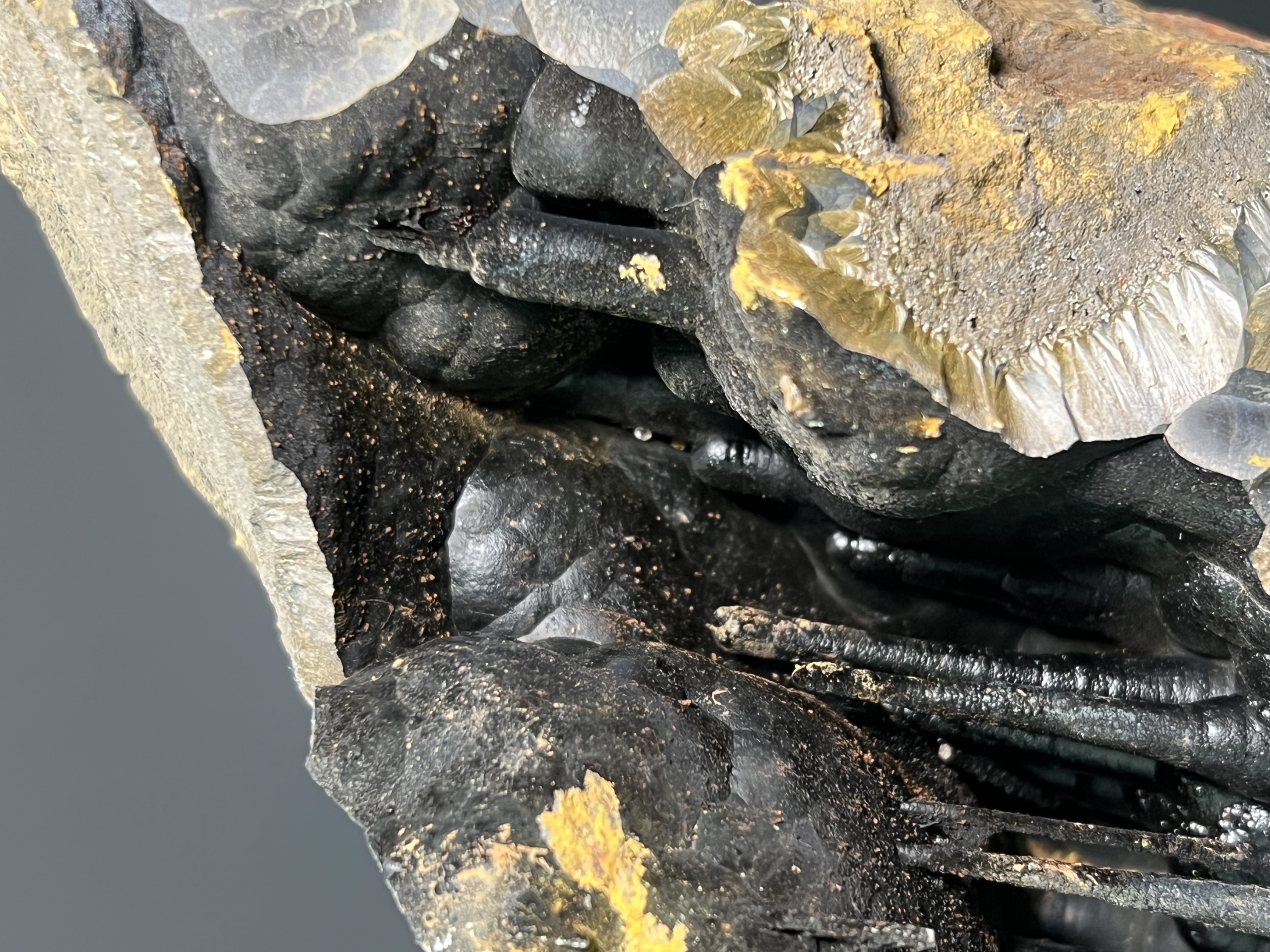 Cave Shaped Museum Quality Stalactite Goethite 