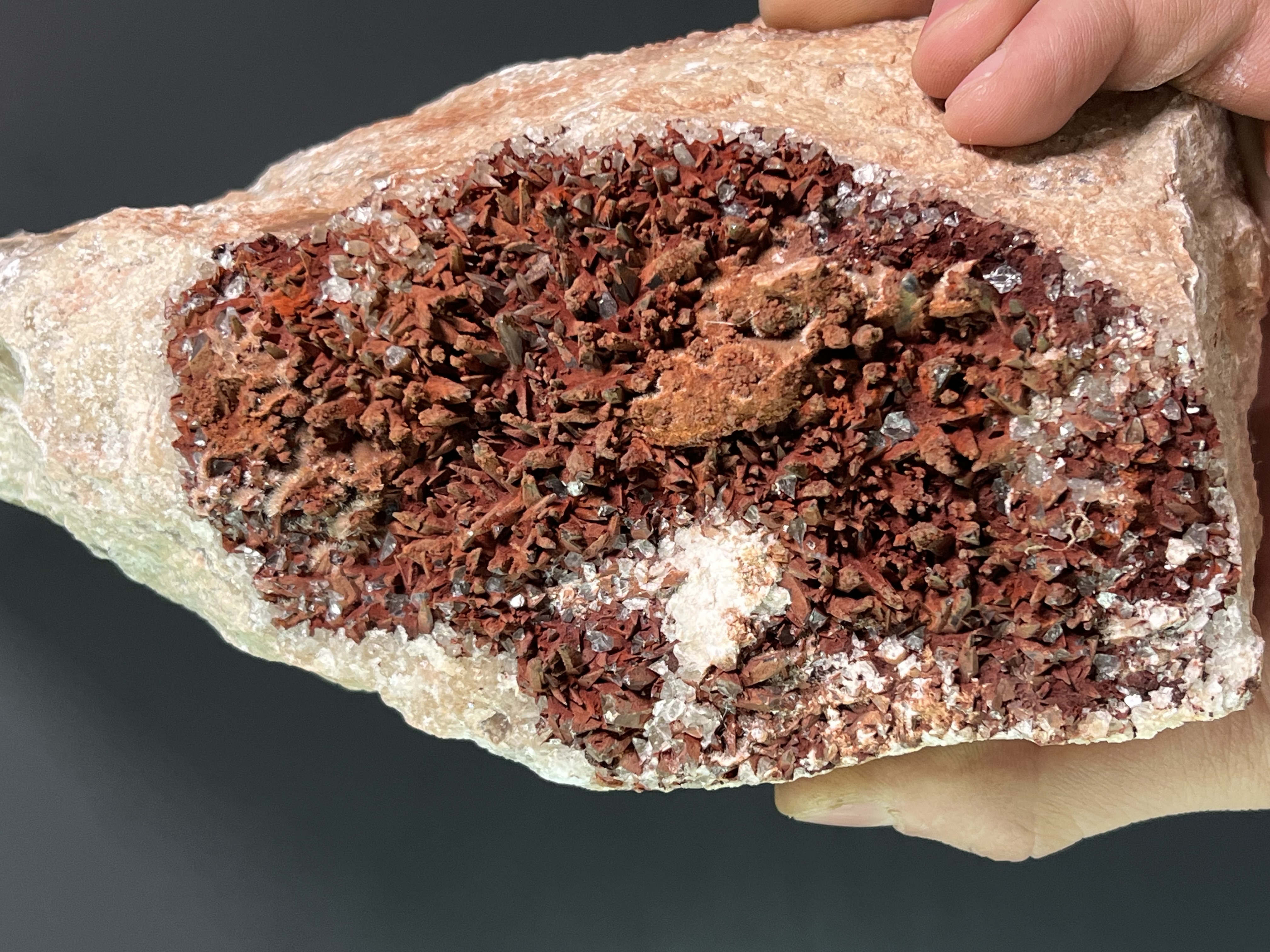 Special Red Crystal Calcite