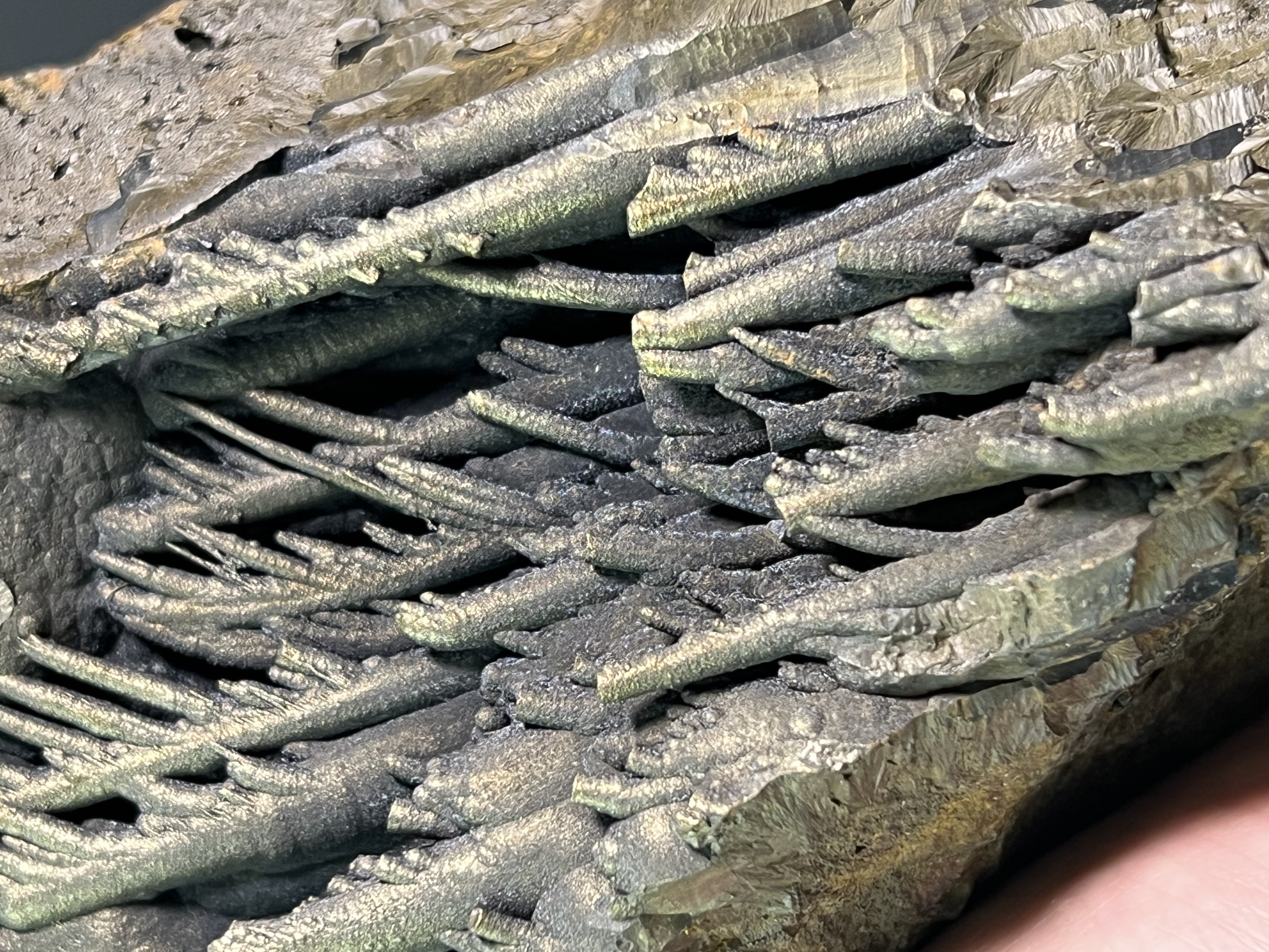 Museum Quality Very Special Golden Color Stalactite Goethite 