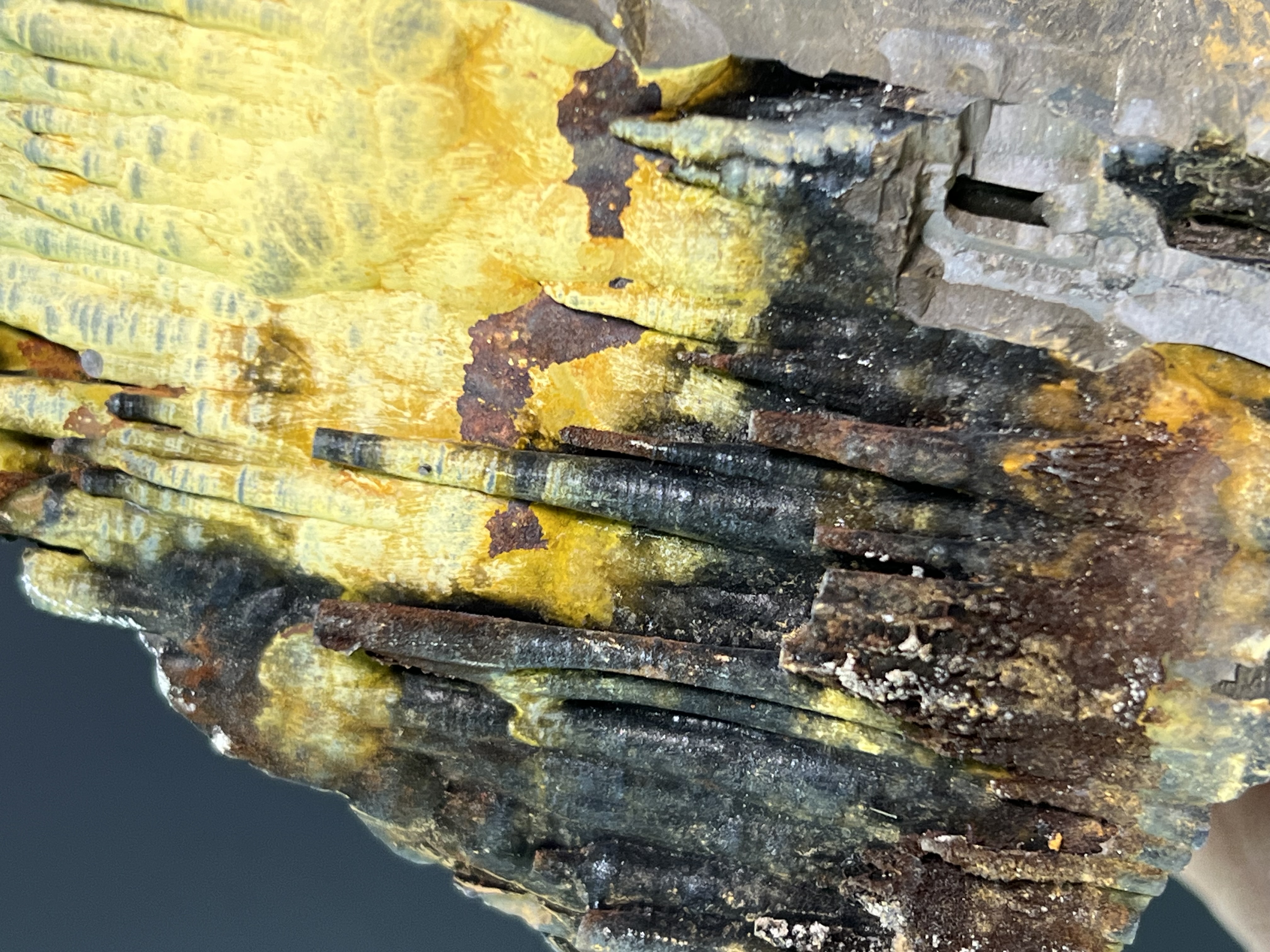 Limonite With Stalactite Goethite Mineral