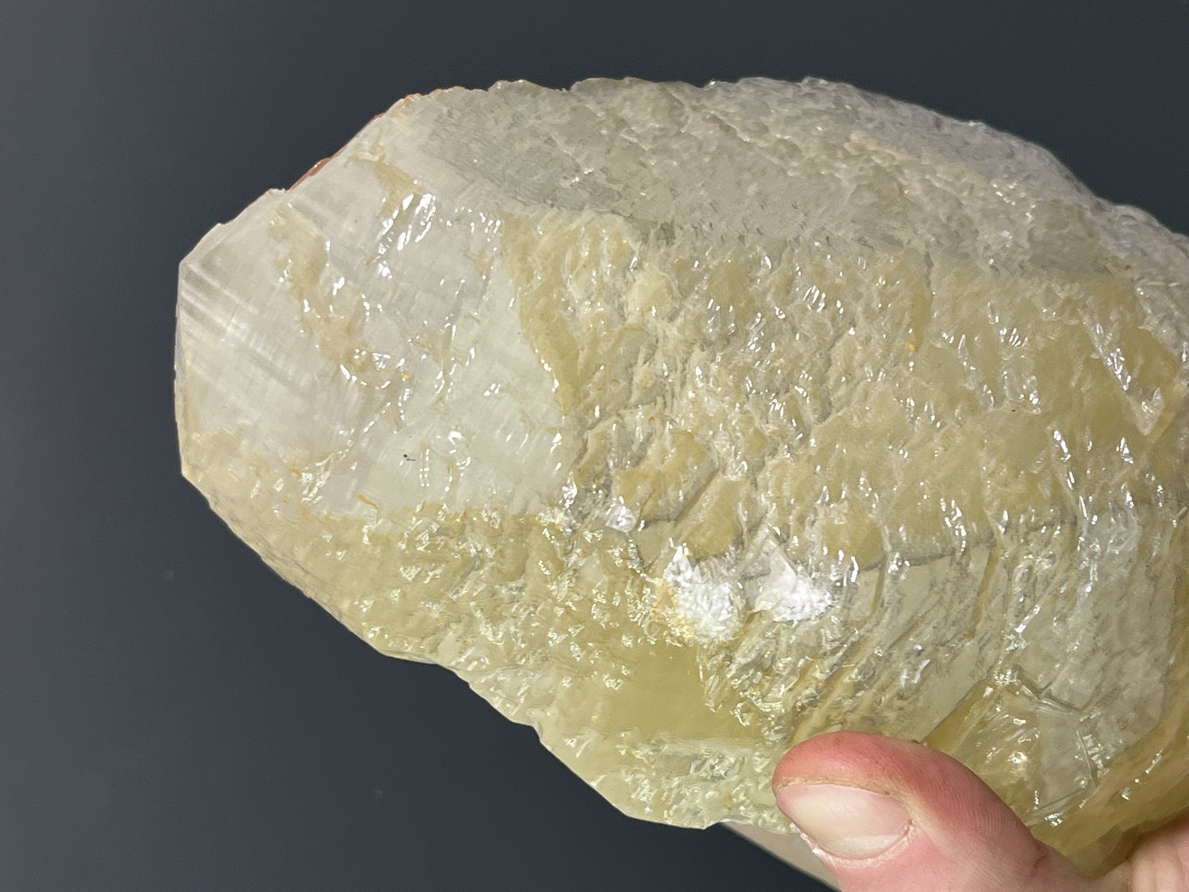 Yellow Crystal Calcite Specimen