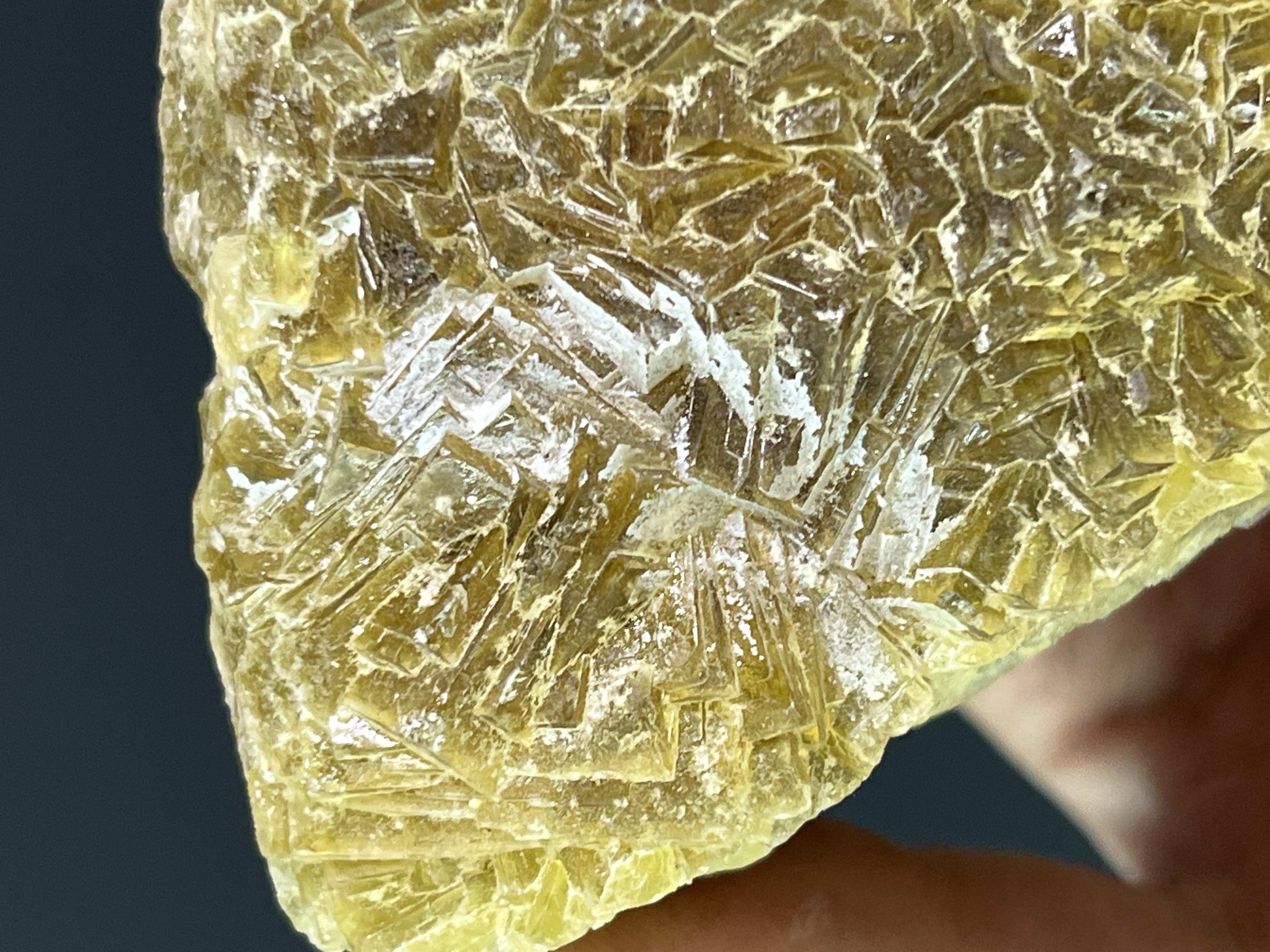 Yellow Fluorite Calcite