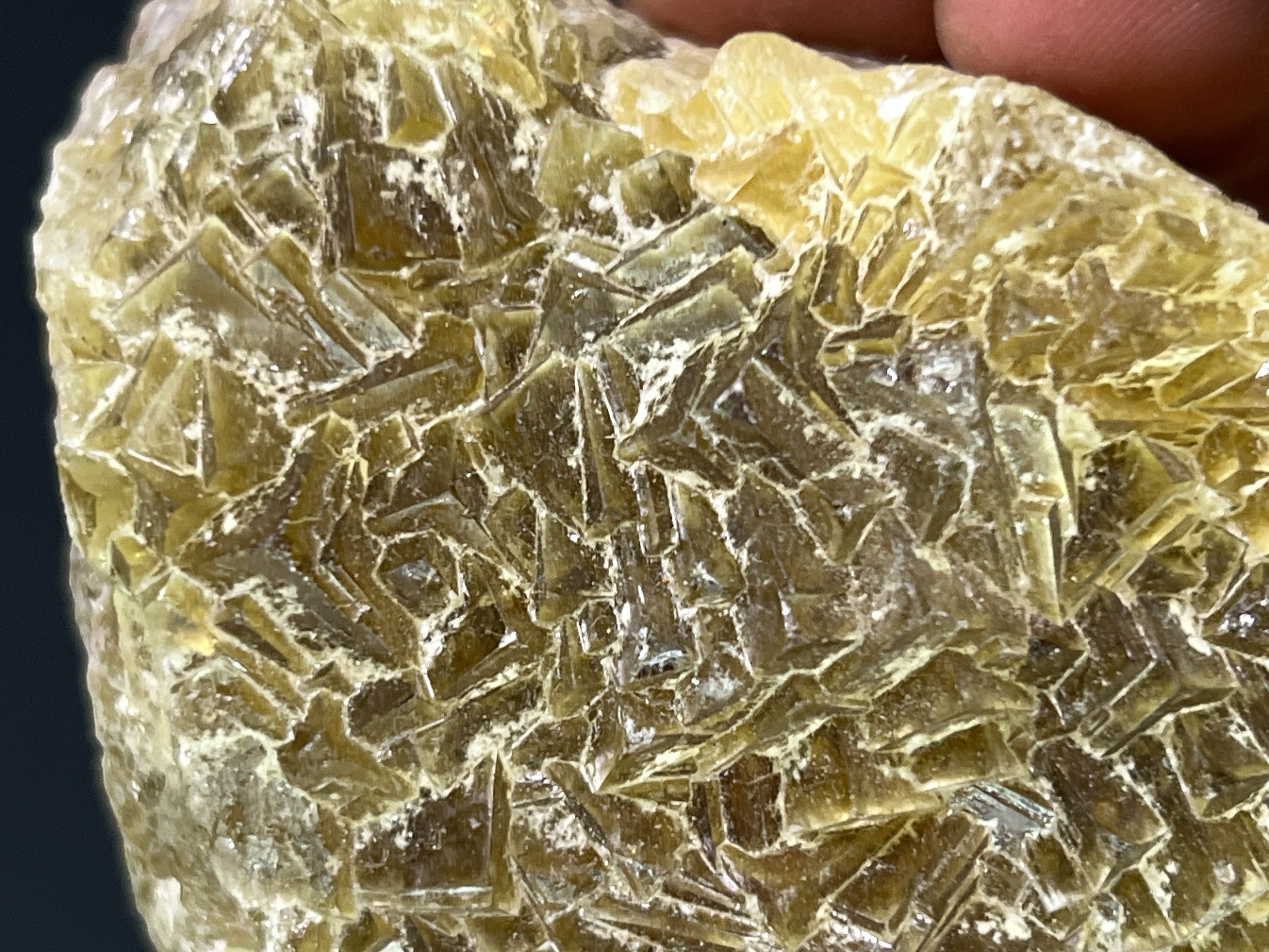 Yellow Fluorite Calcite