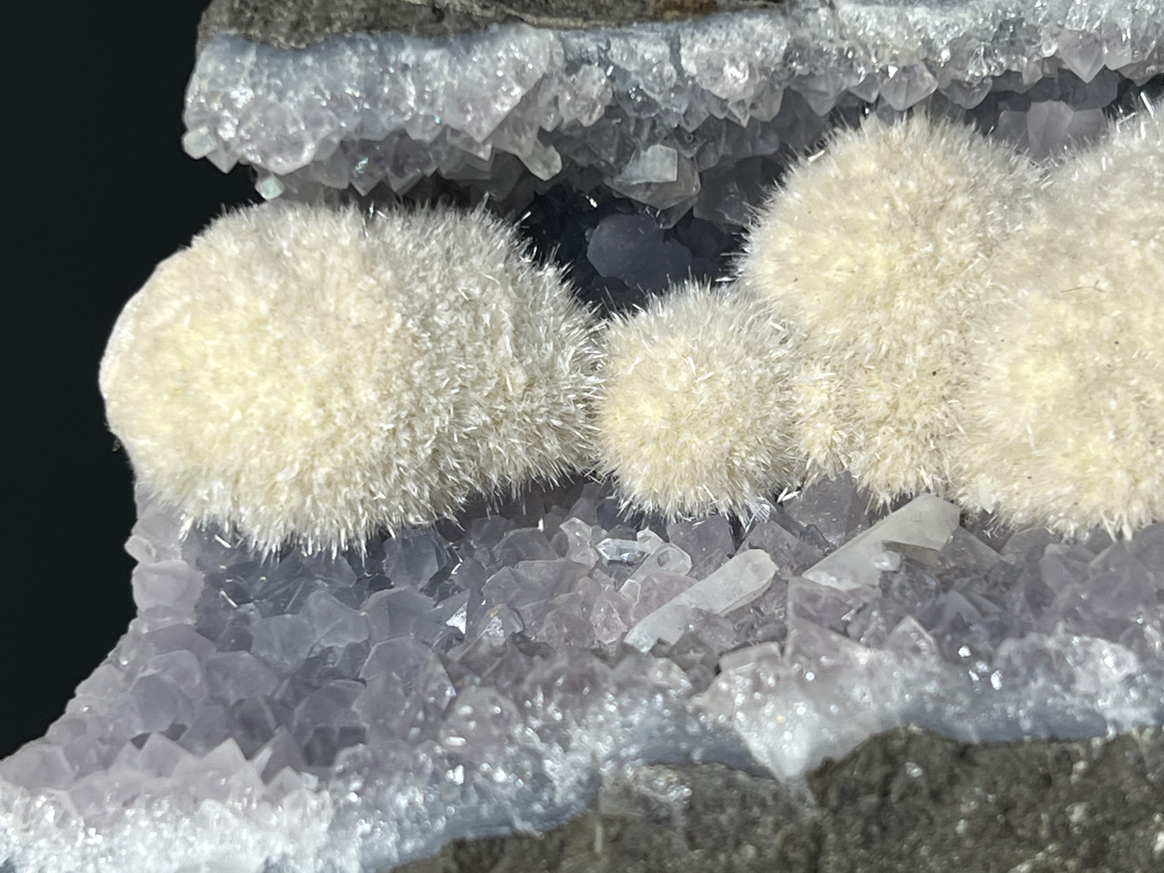 Okenite Amethyst Specimen, 428gram