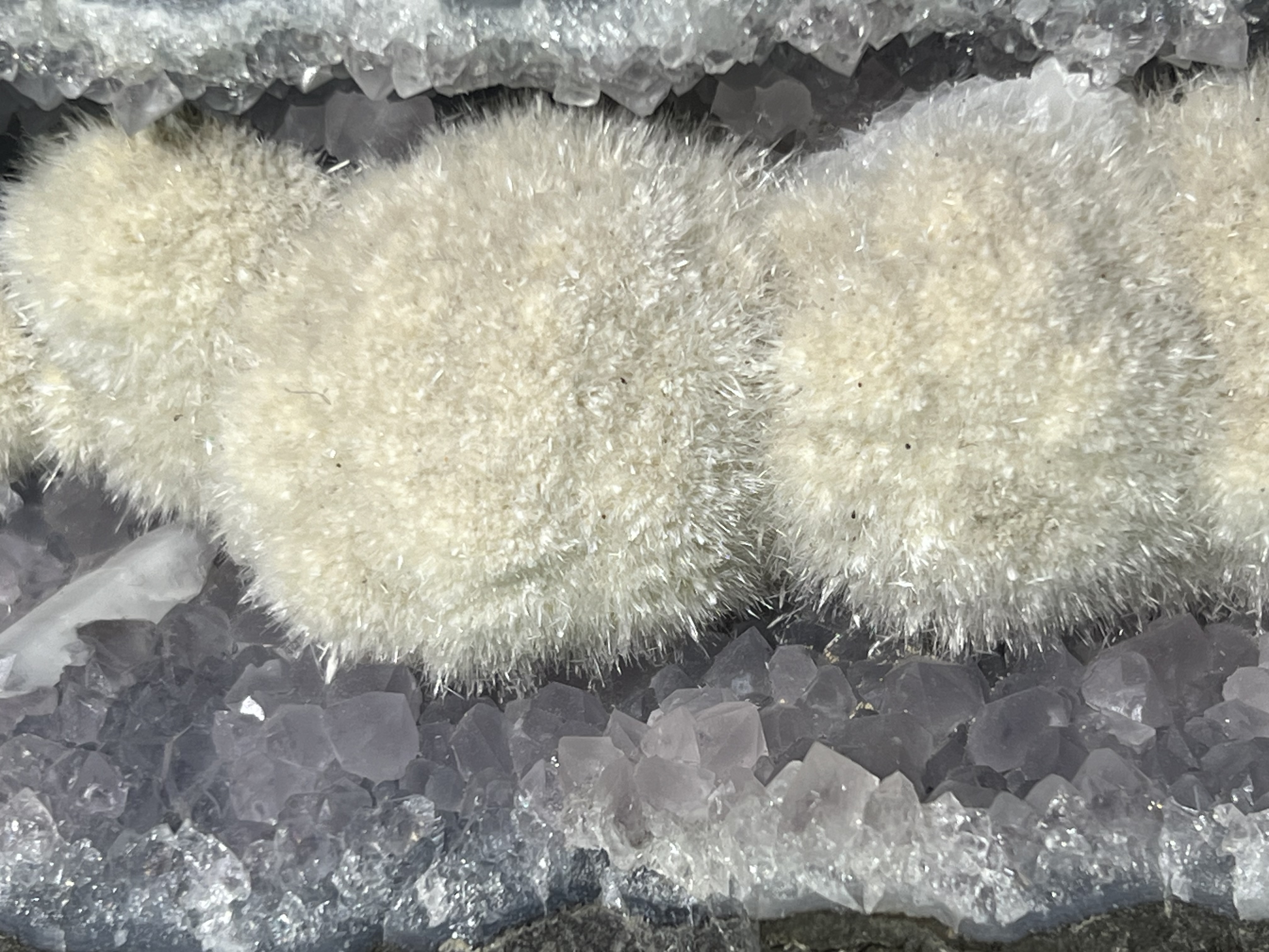 Okenite Amethyst Specimen, 428gram