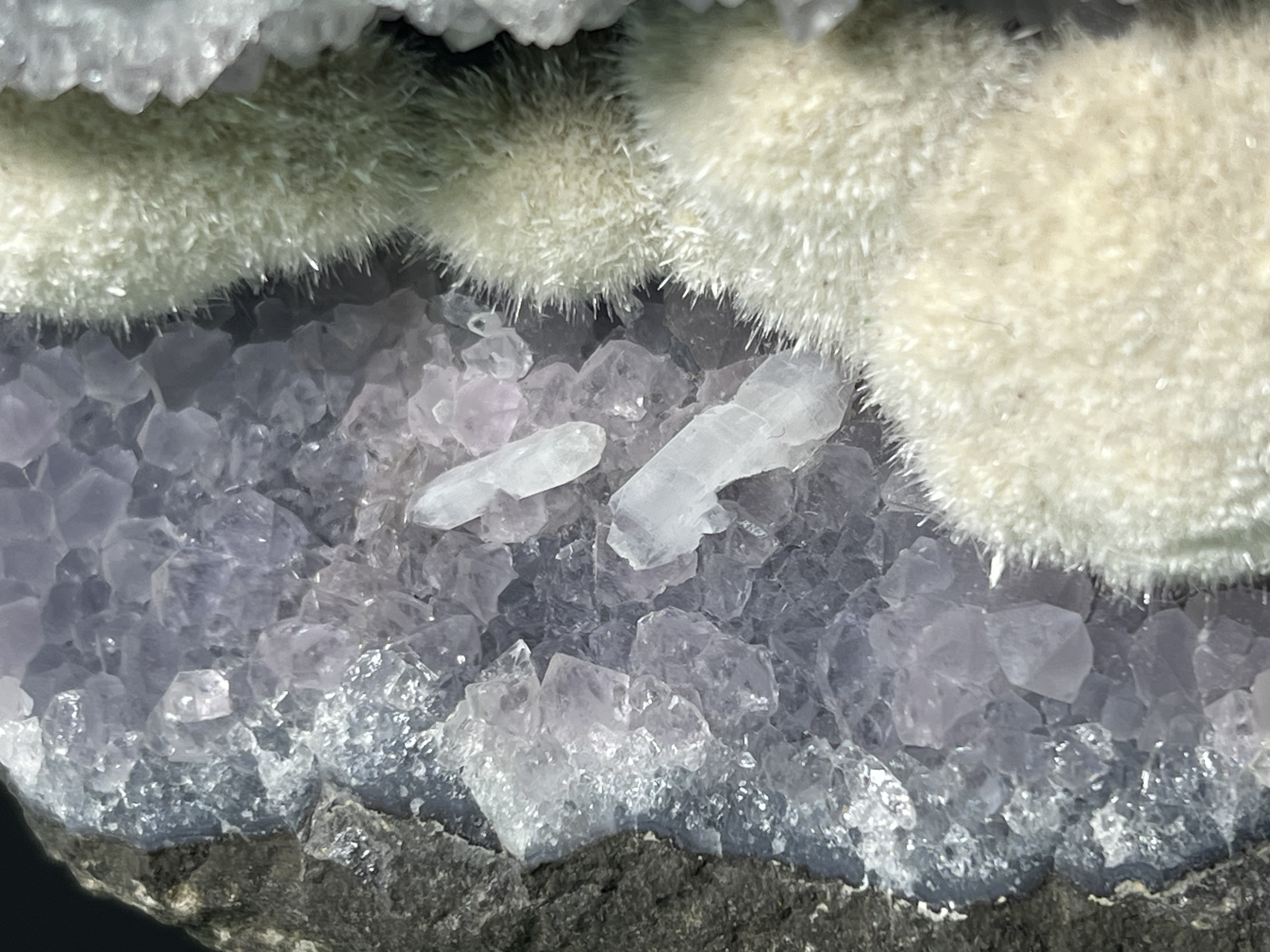 Okenite Amethyst Specimen, 428gram