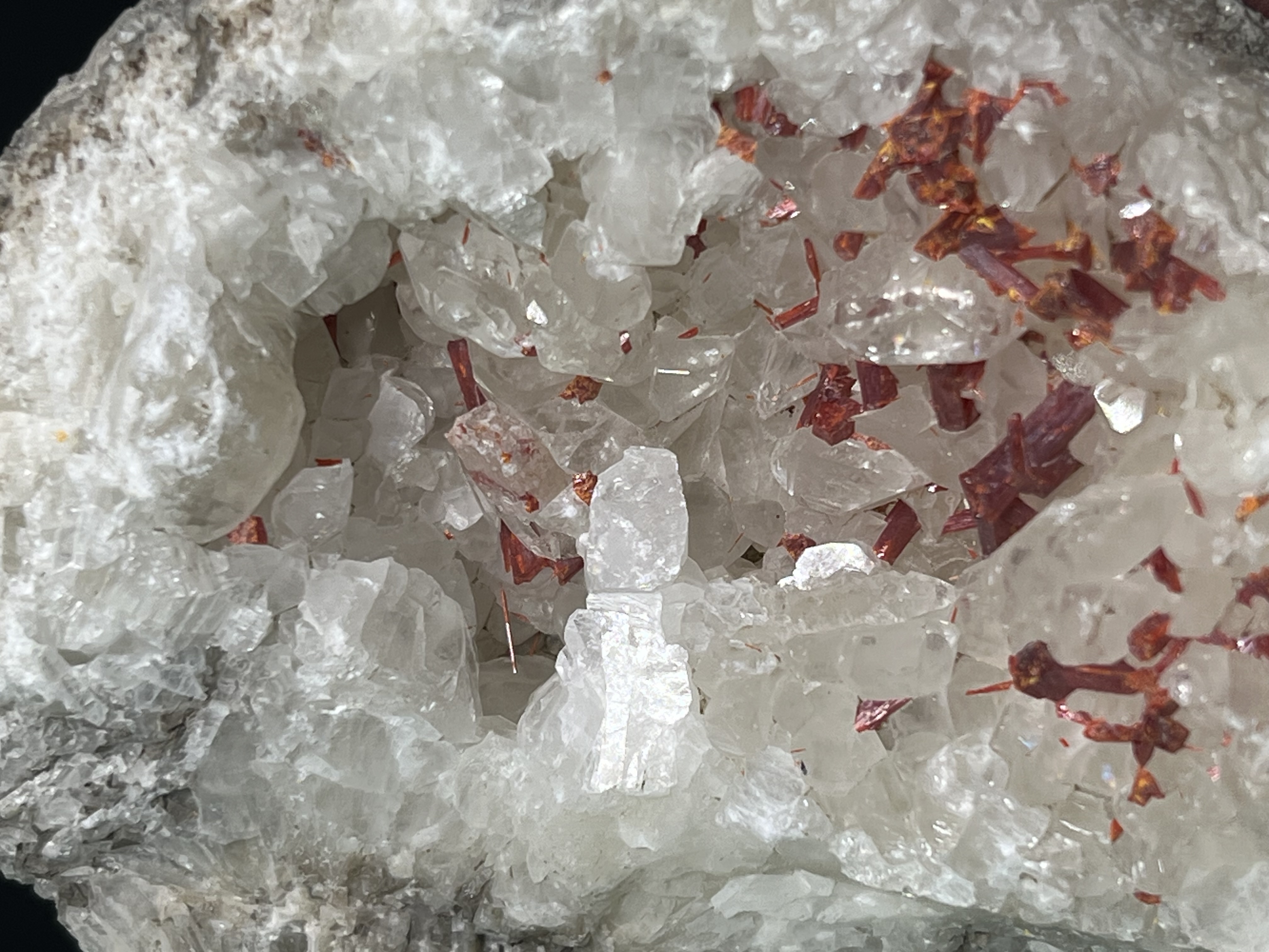 Museum Grade Specimen, Realgar With Orpiment On Colemanite, 770gram