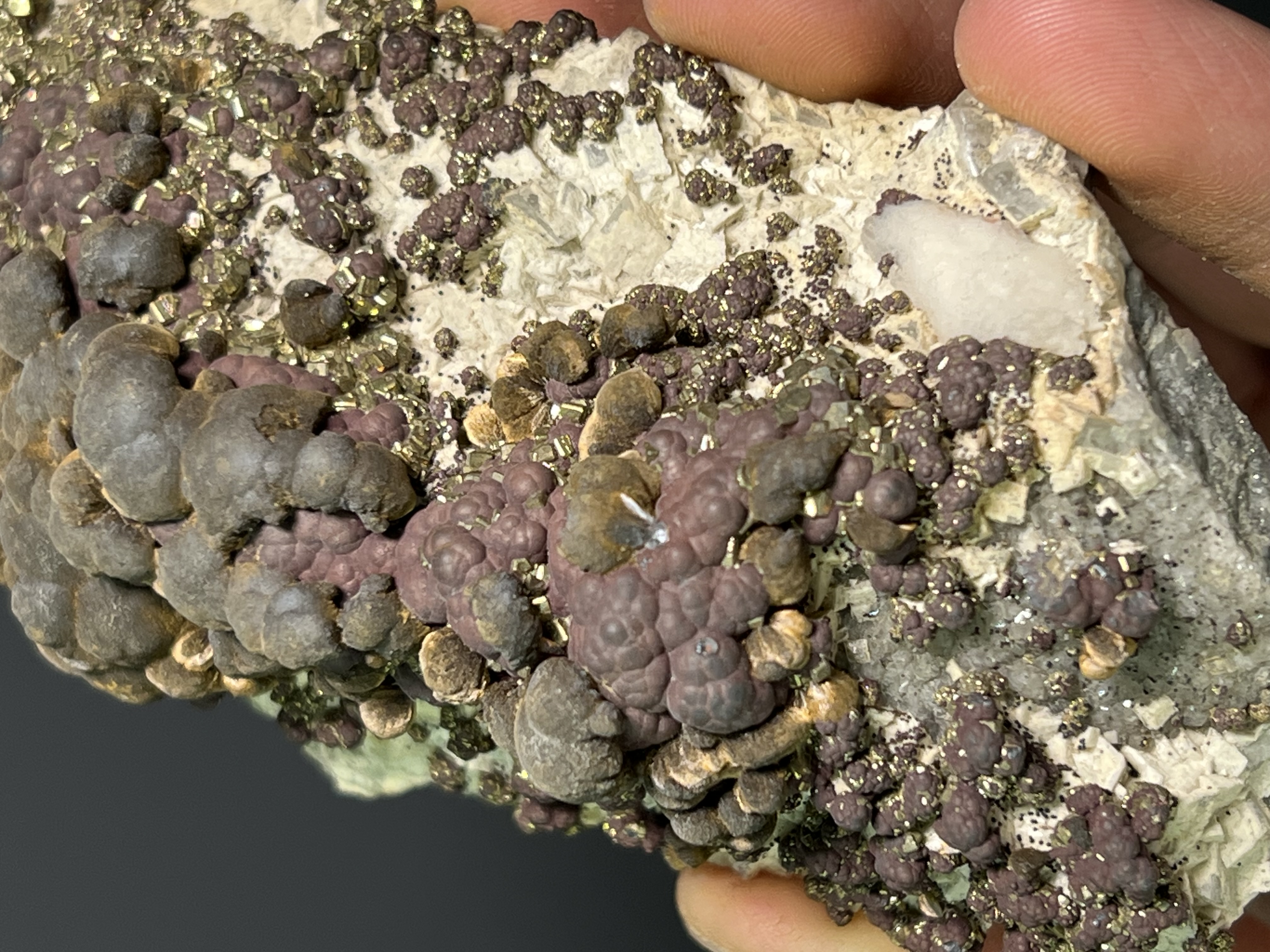 Beautiful Formation Reniform Goethite, Pyrite And Marcasite Specimen, 448gram