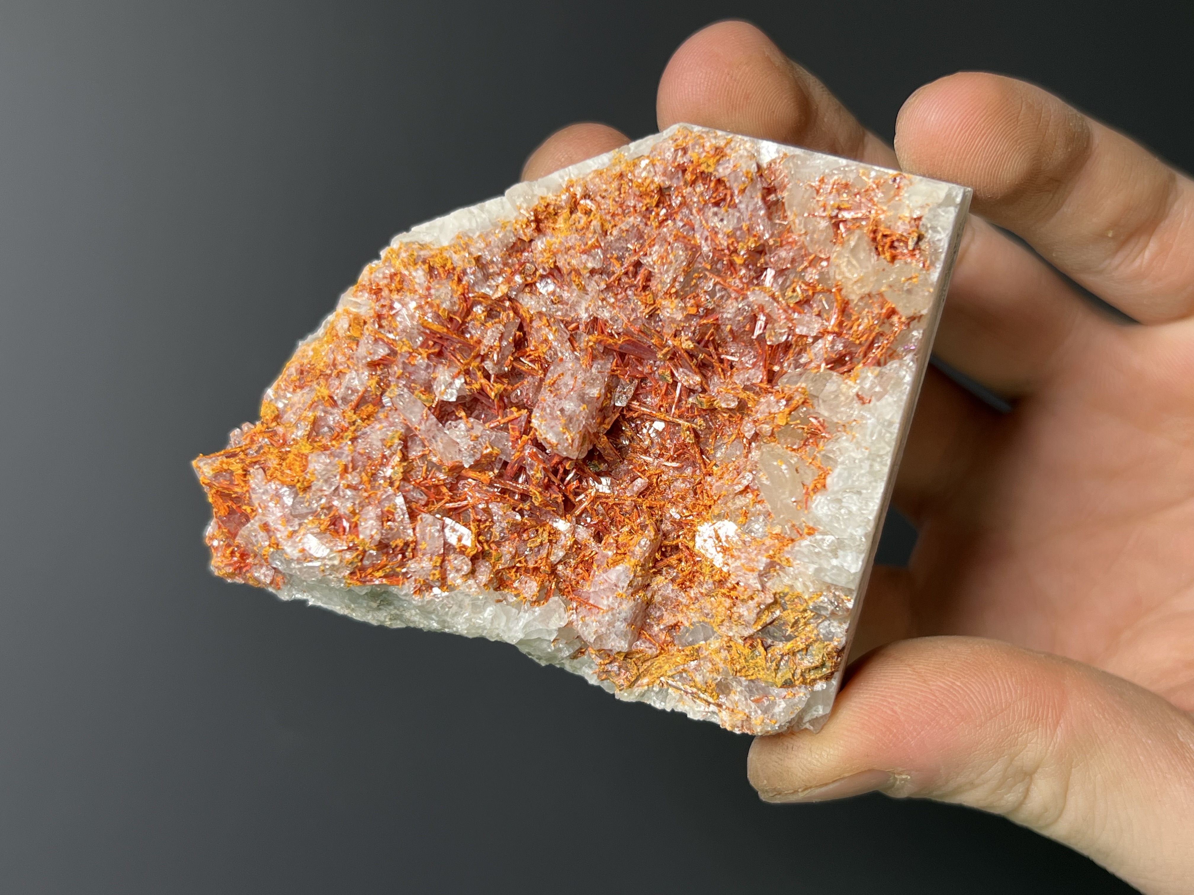 Museum Grade Realgar With Orpiment Specimen, 235gram 