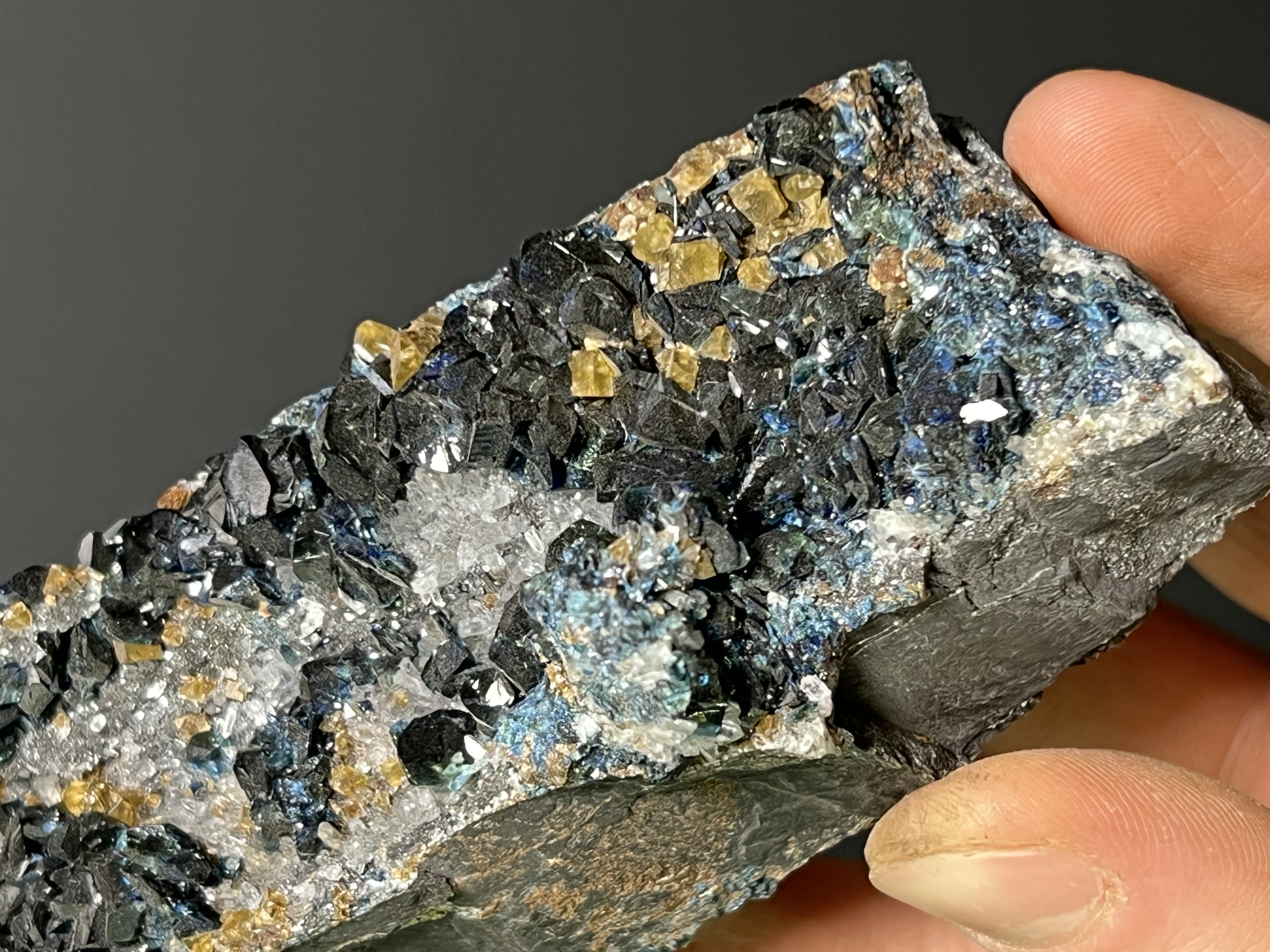 Lazulite Blue Crystals Specimen, 320gram