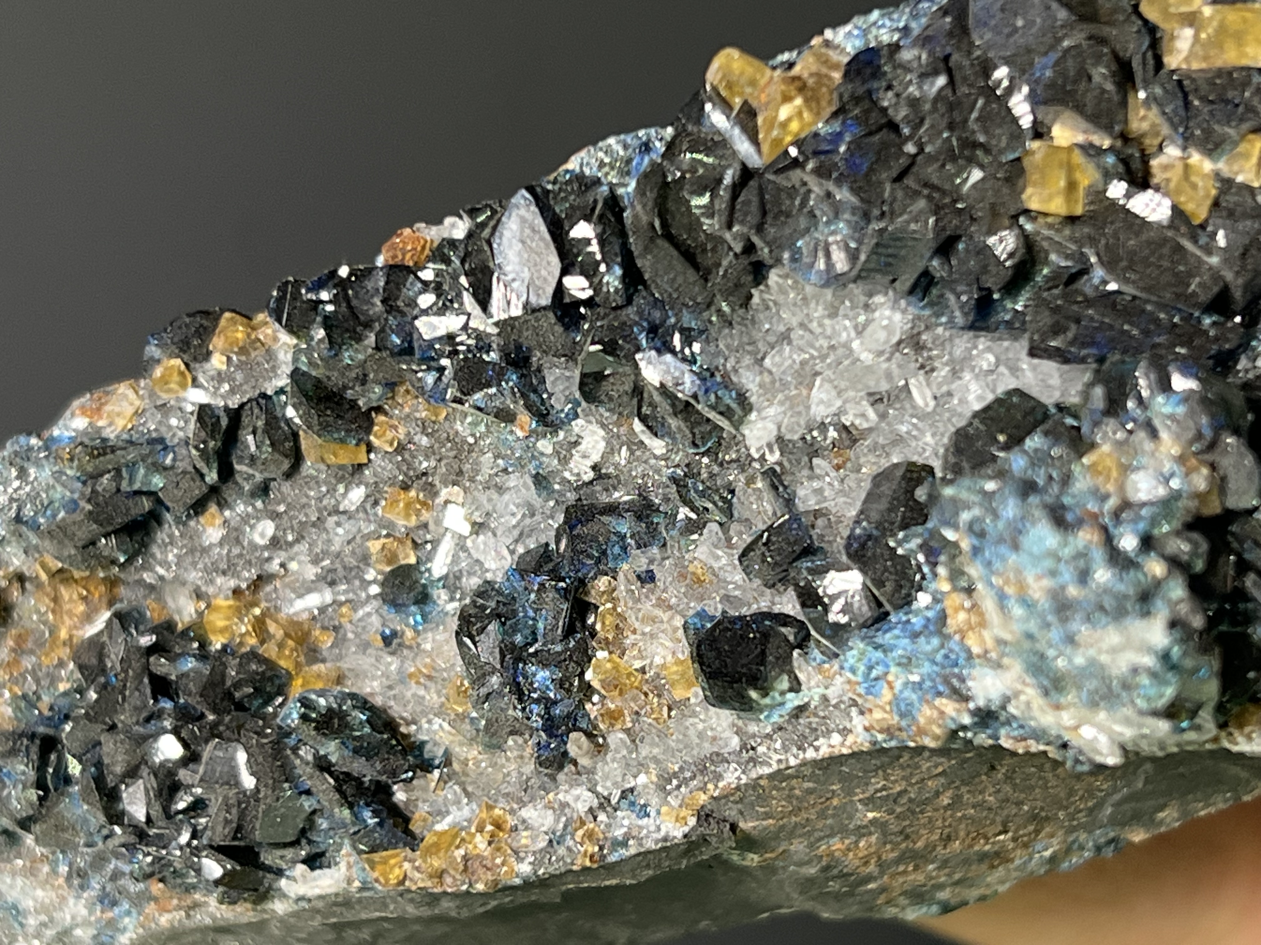 Lazulite Blue Crystals Specimen, 320gram