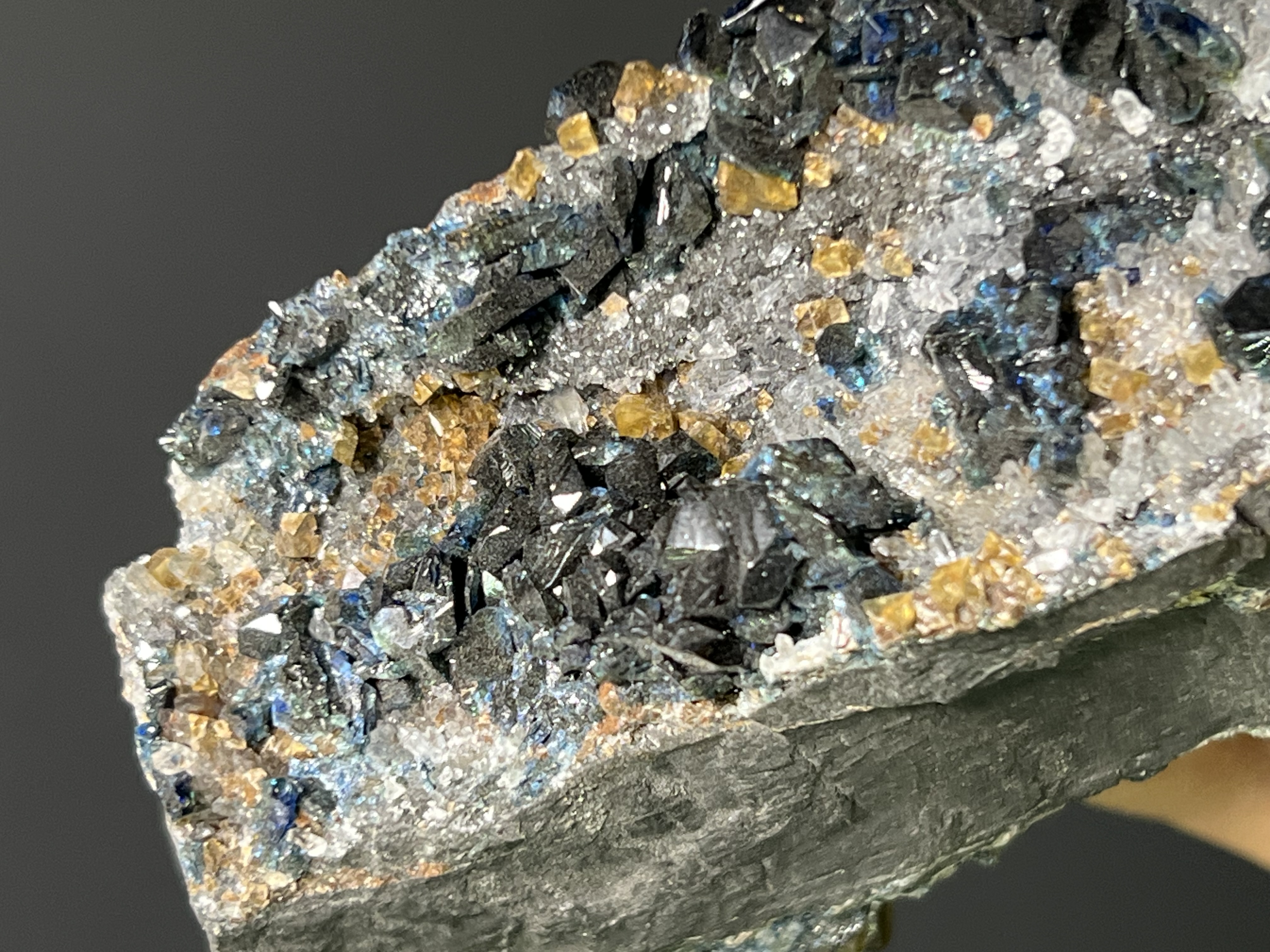 Lazulite Blue Crystals Specimen, 320gram