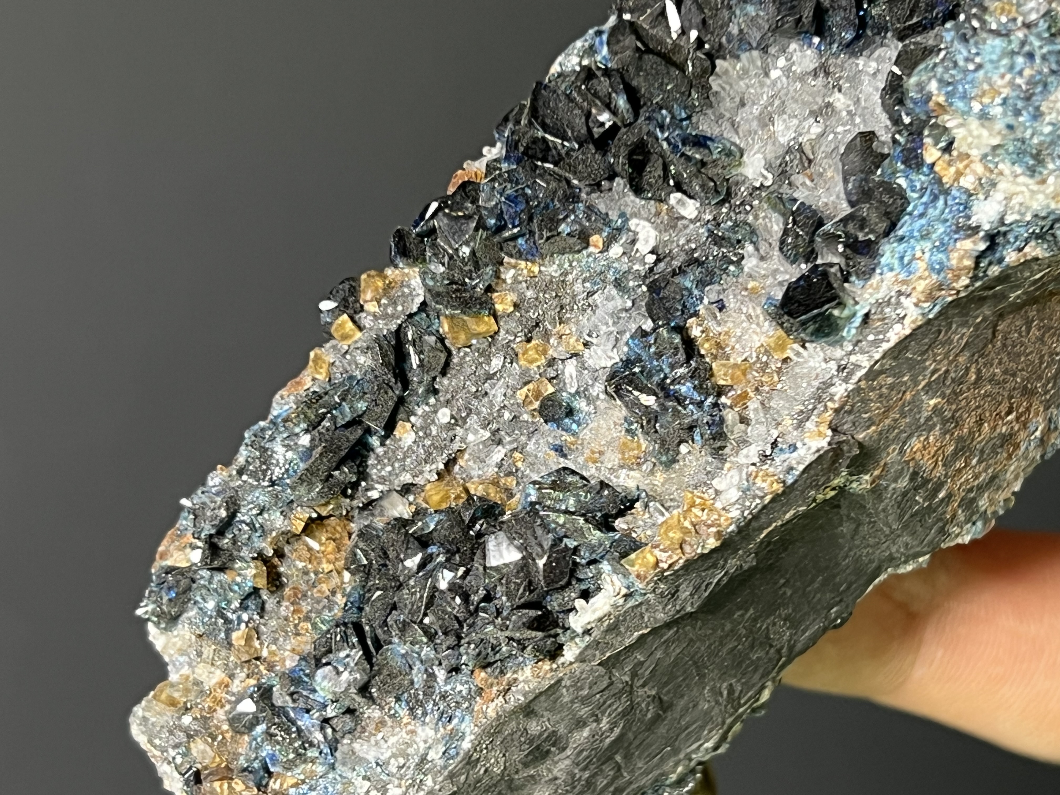 Lazulite Blue Crystals Specimen, 320gram