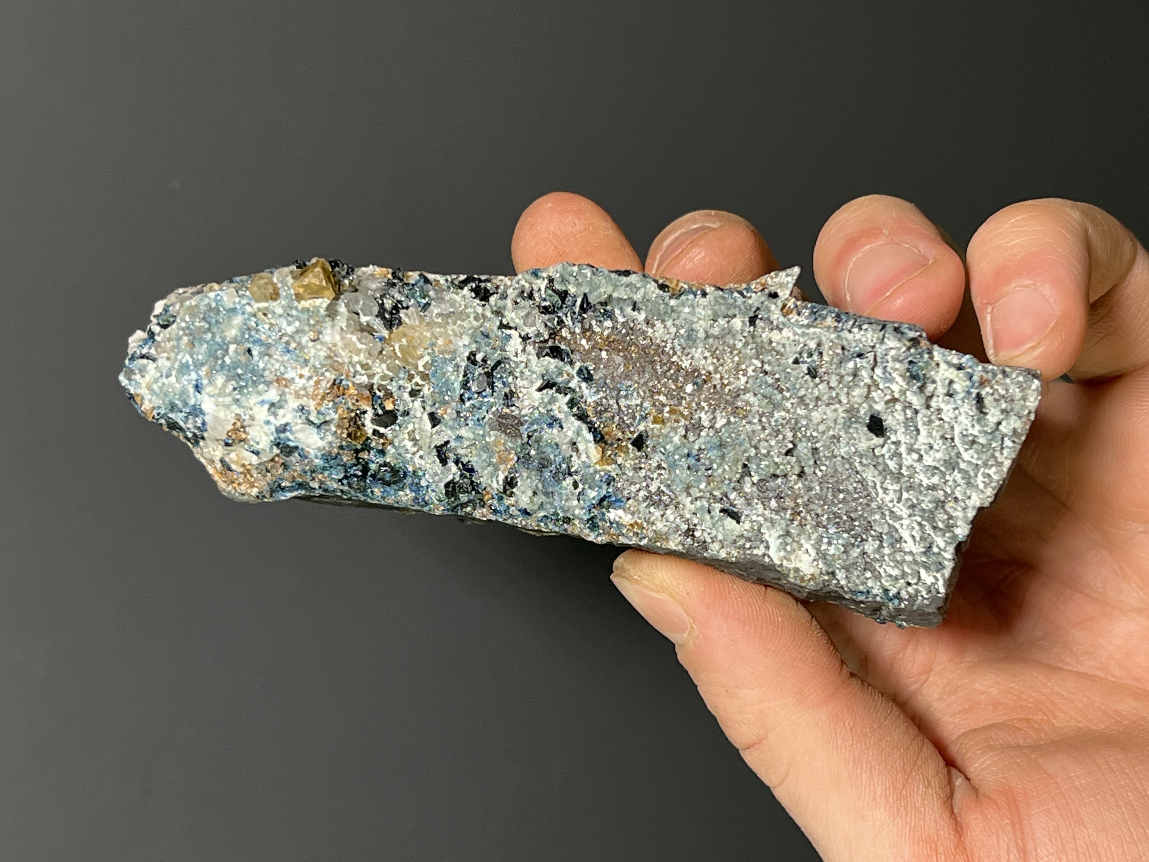 Lazulite Blue Crystals Specimen, 320gram