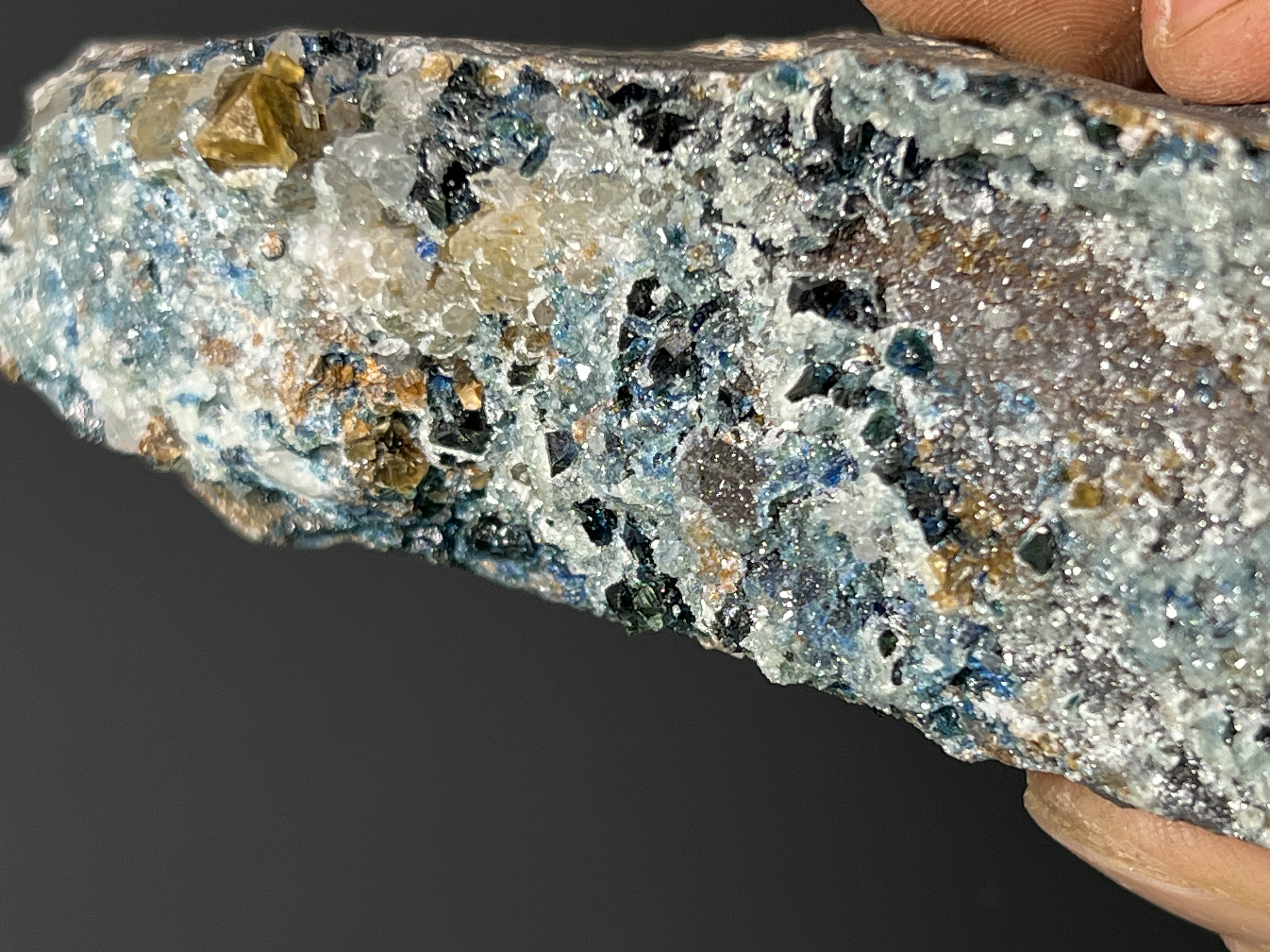 Lazulite Blue Crystals Specimen, 320gram