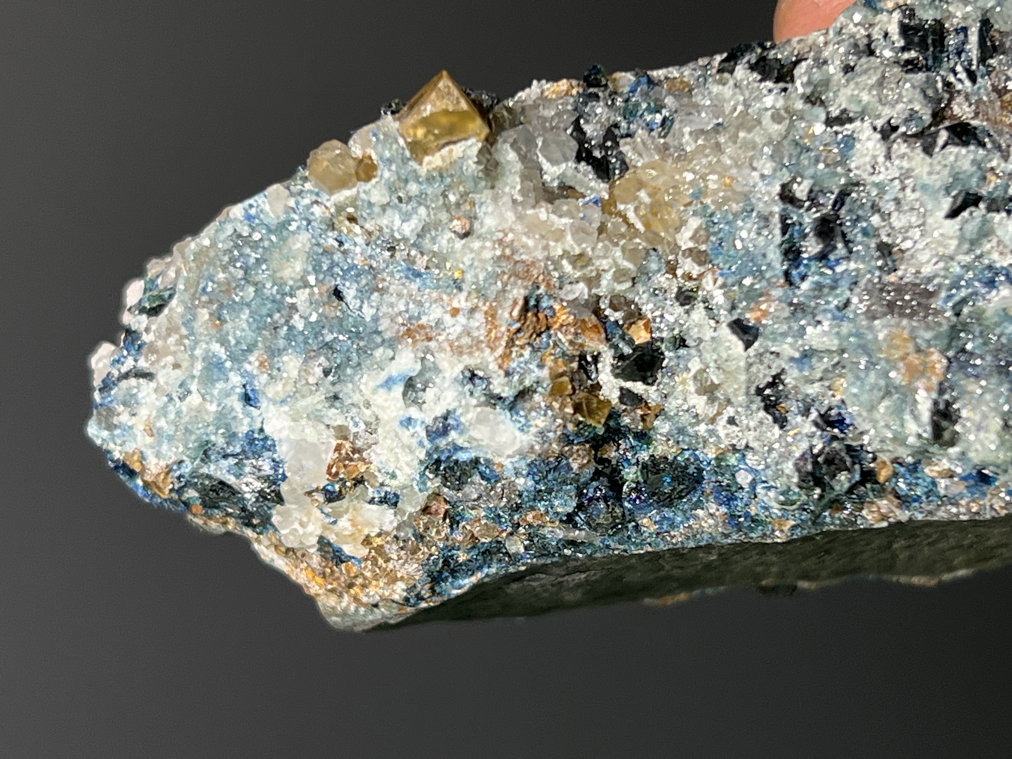 Lazulite Blue Crystals Specimen, 320gram