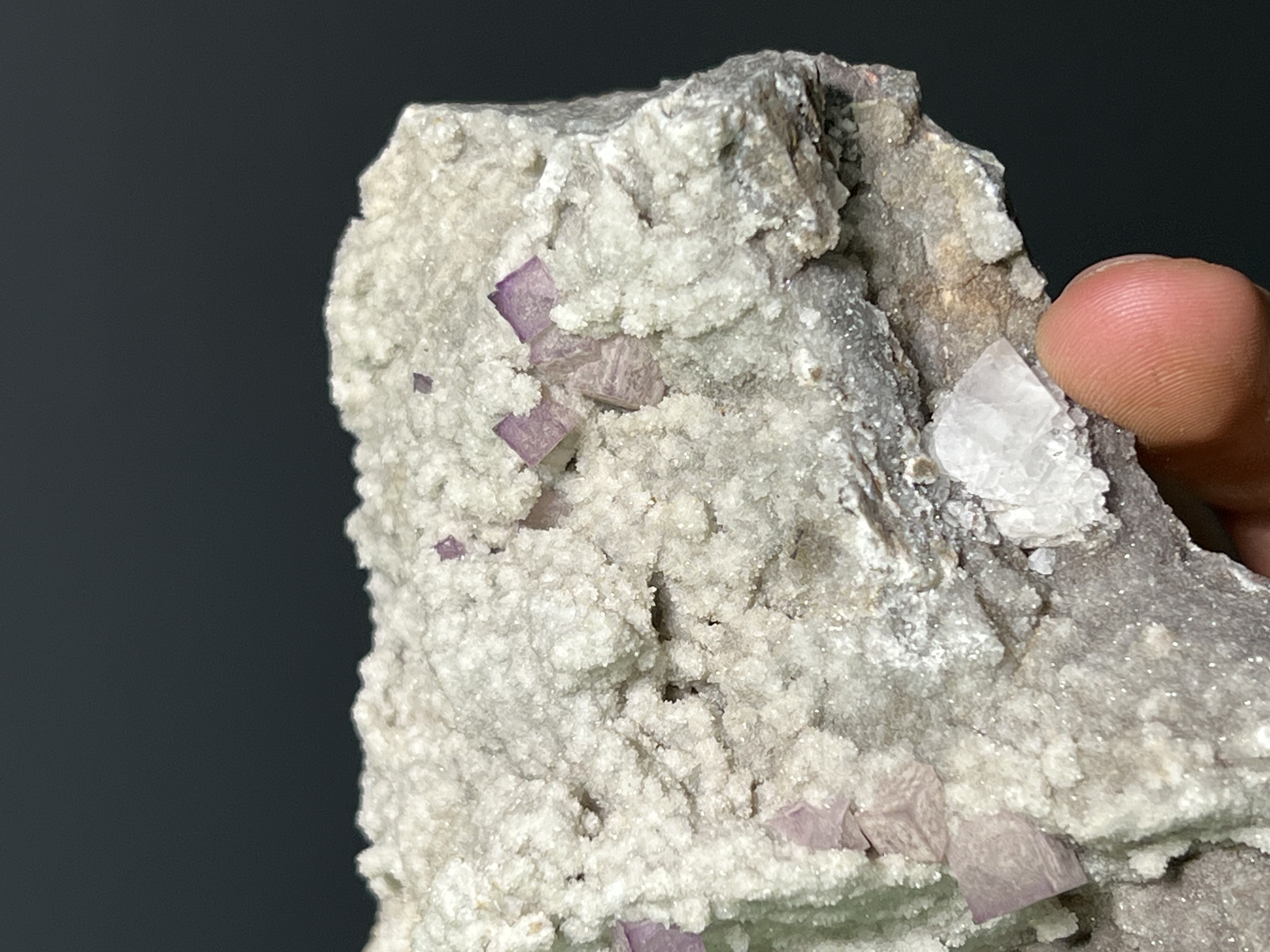 Special Formation Pink Fluorite Specimen, 544gram